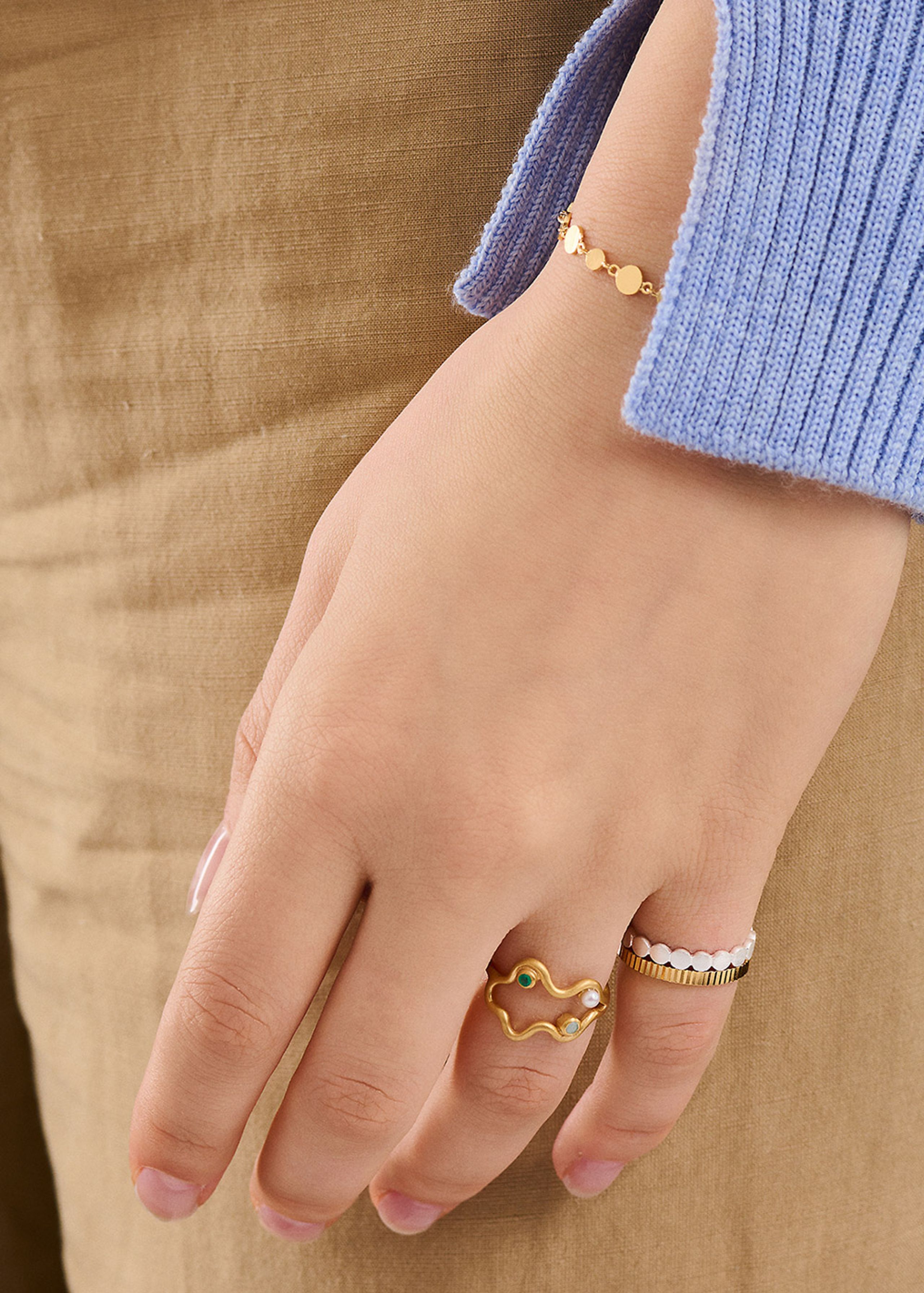 Pernille Corydon - Ring - Sea Reflection Ring - Gold