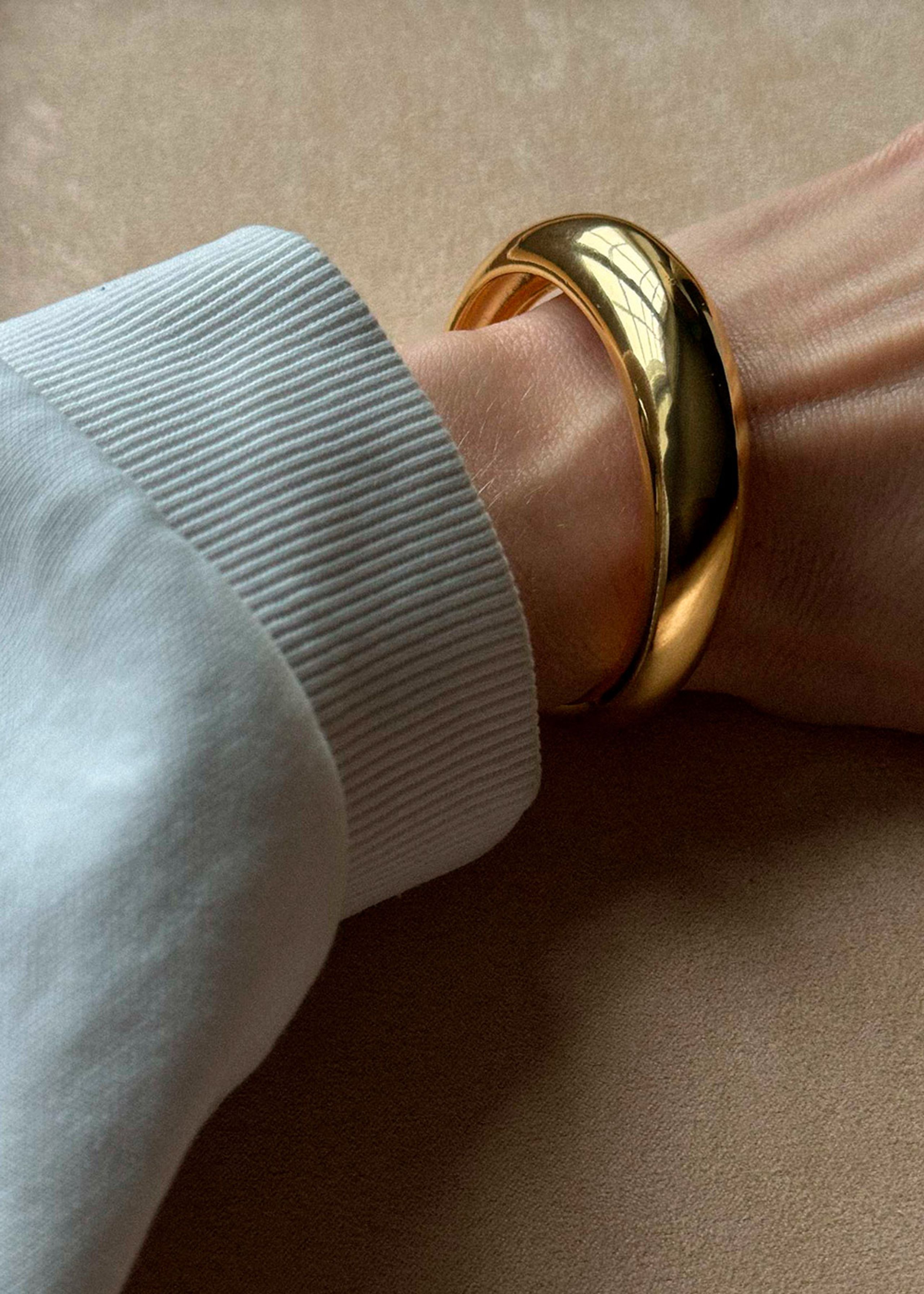 Pico - Bracelet - Odessa Chunky Bracelet - Goldplated Brass