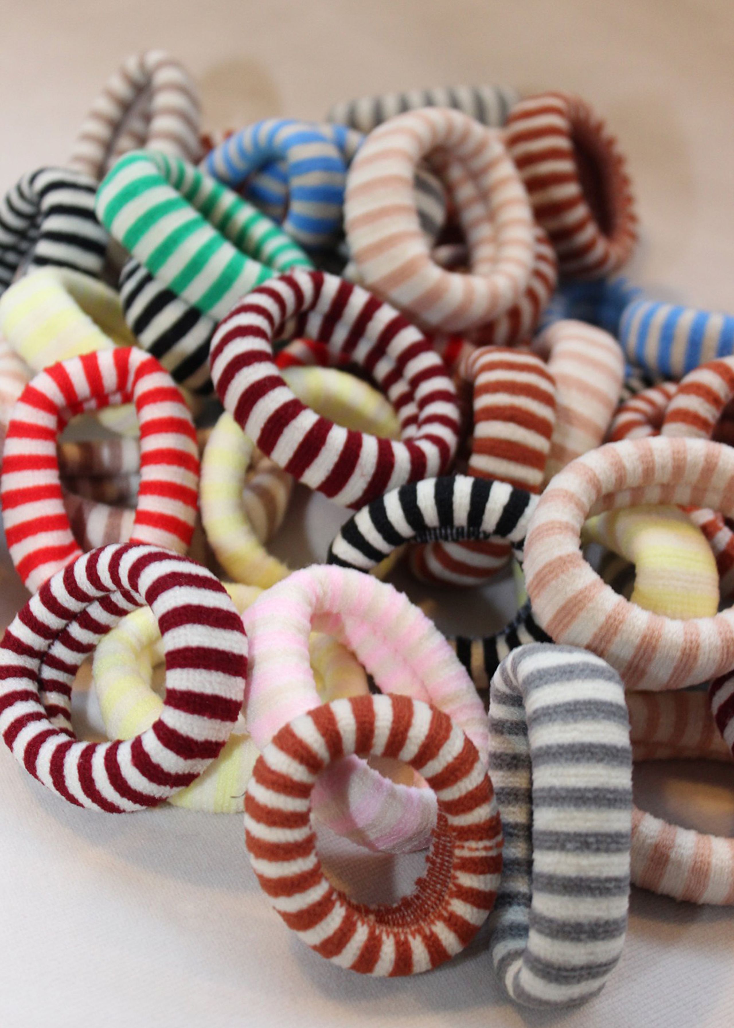 Pico - Hair Ties - Efie - Green/Ecru