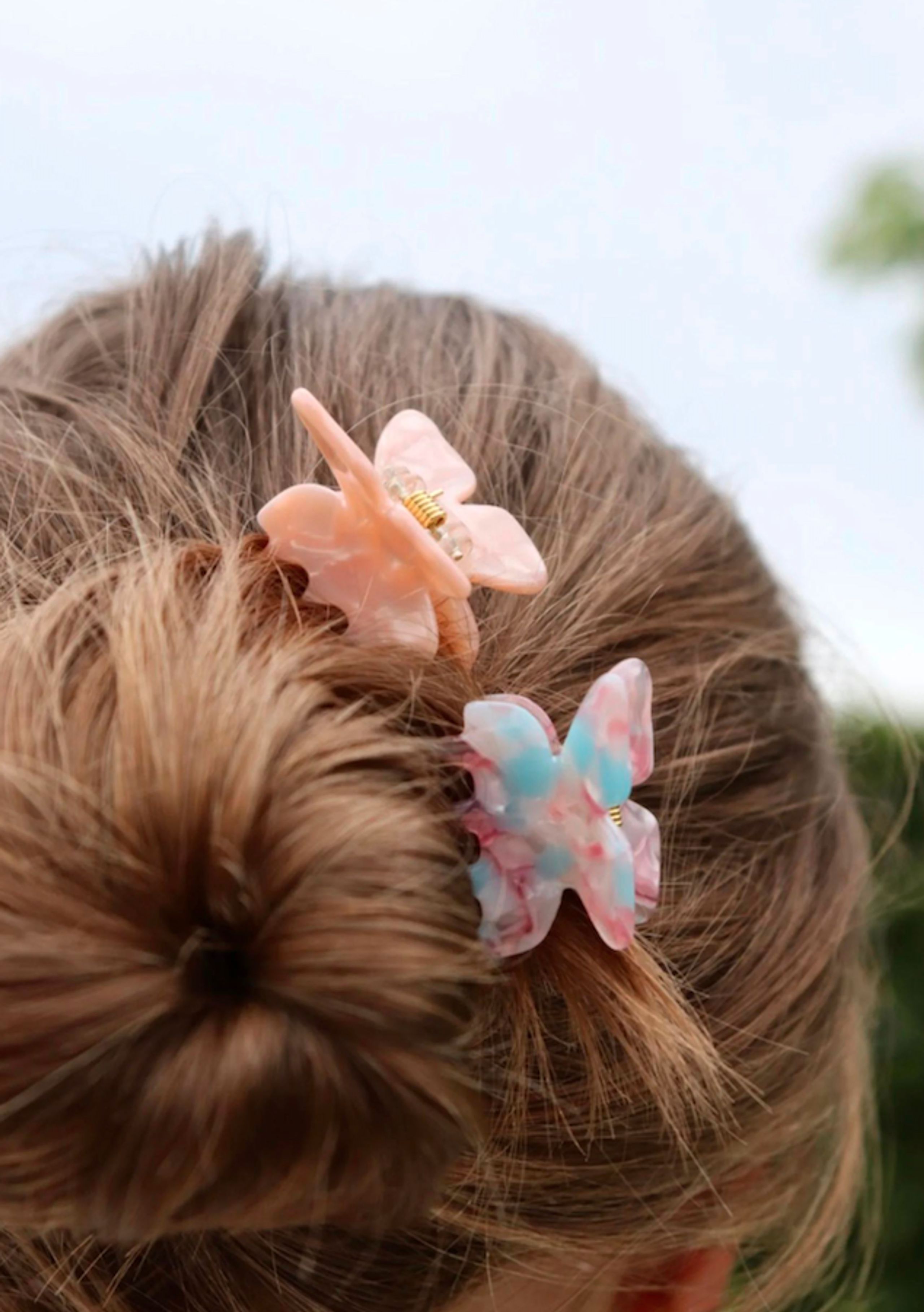 Pico - Pince à cheveux - Small Butterfly Claw - Silver Glitter