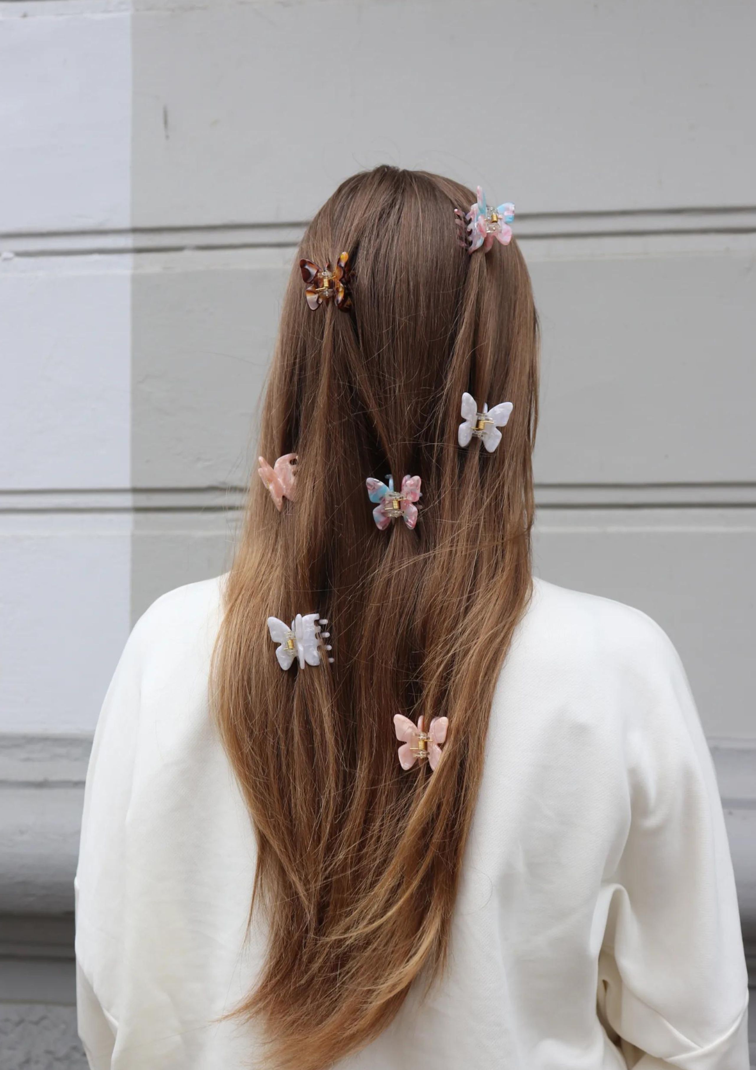 Pico - Pince à cheveux - Small Butterfly Claw - Silver Glitter