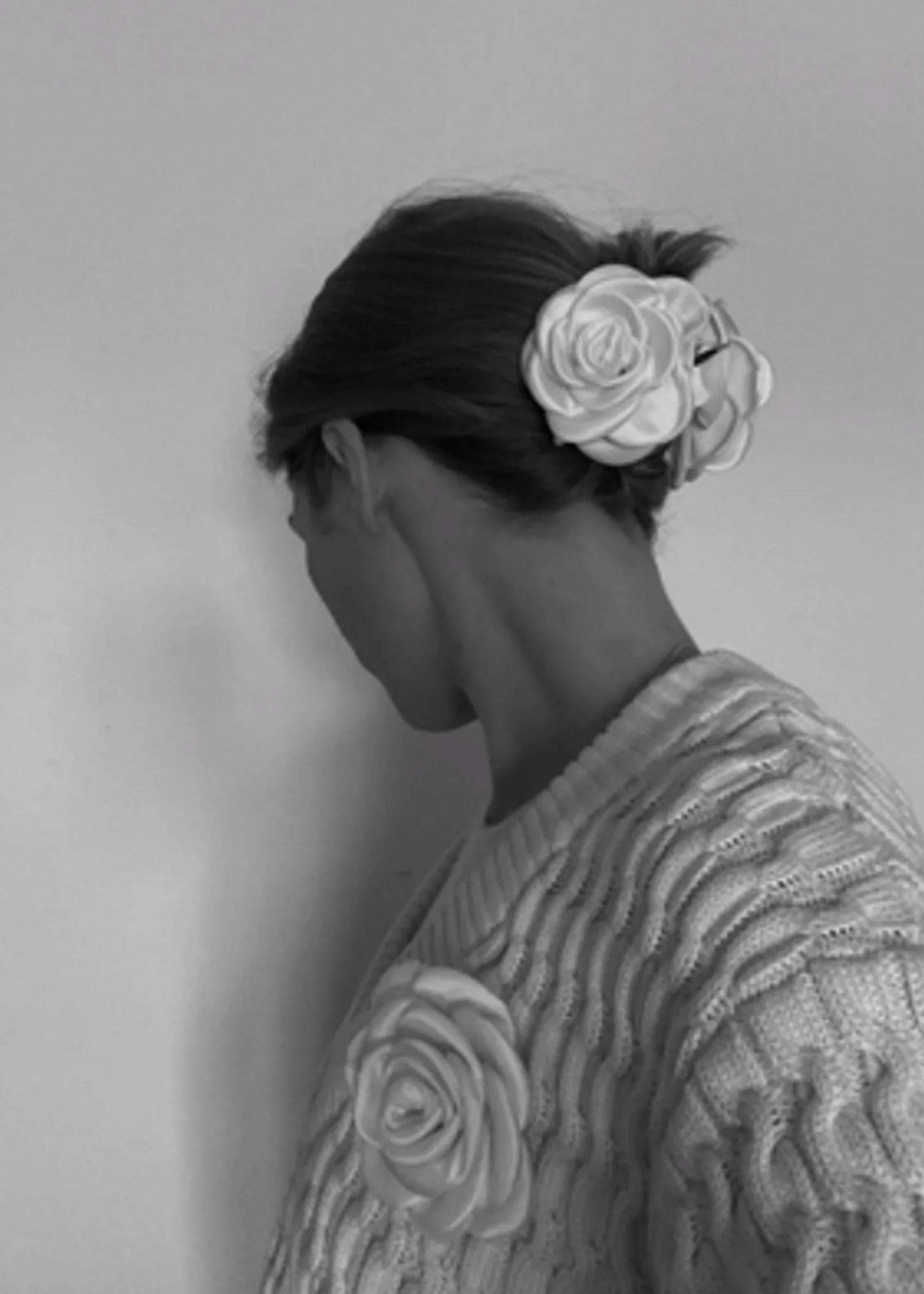 Pico - Pazur do włosów - Small Satin Rose Claw - Ivory