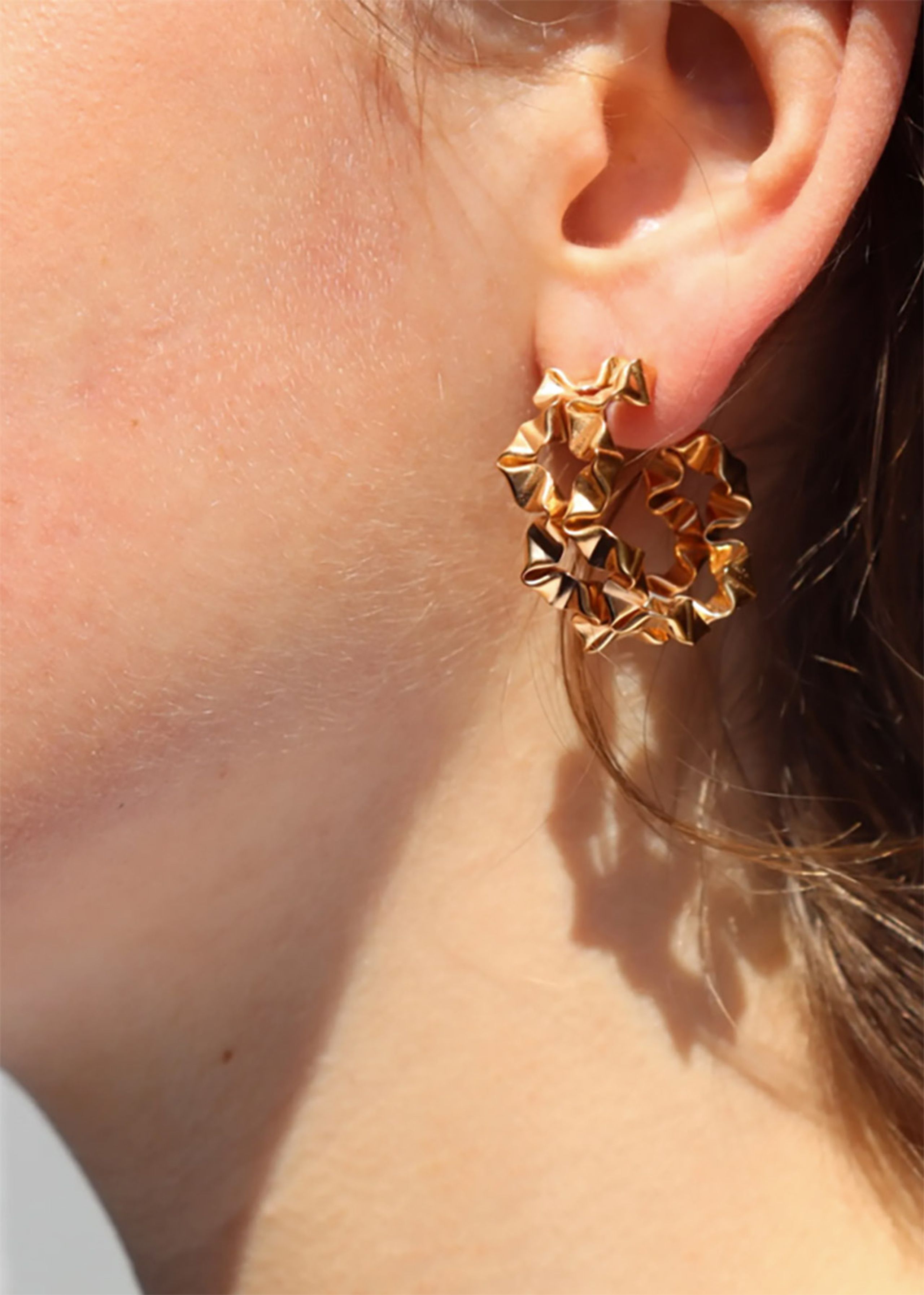 Pico - Earring - Gudrun Studs - Gold