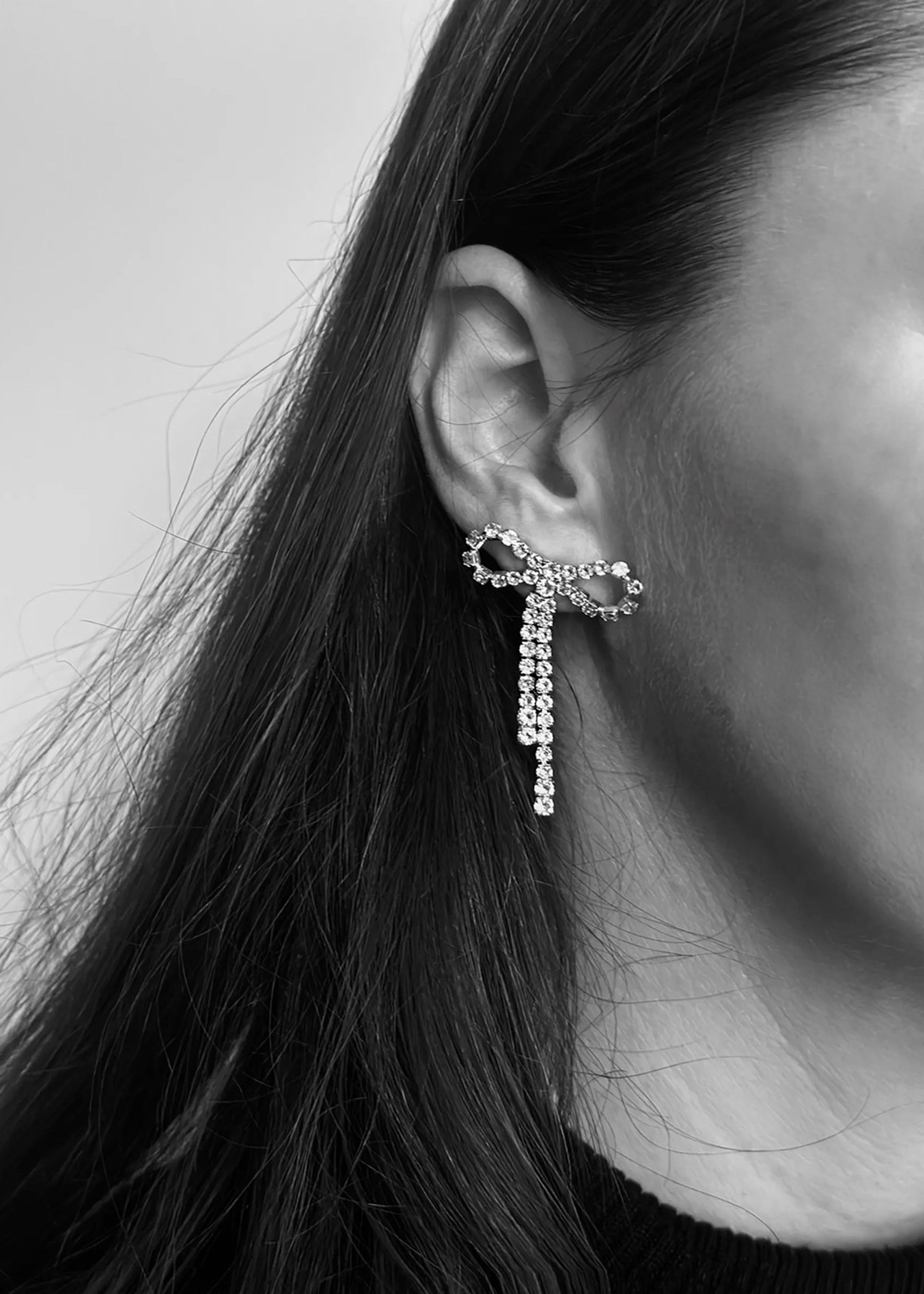 Pico - Earring - Arco Large Crystal Stud - Gold