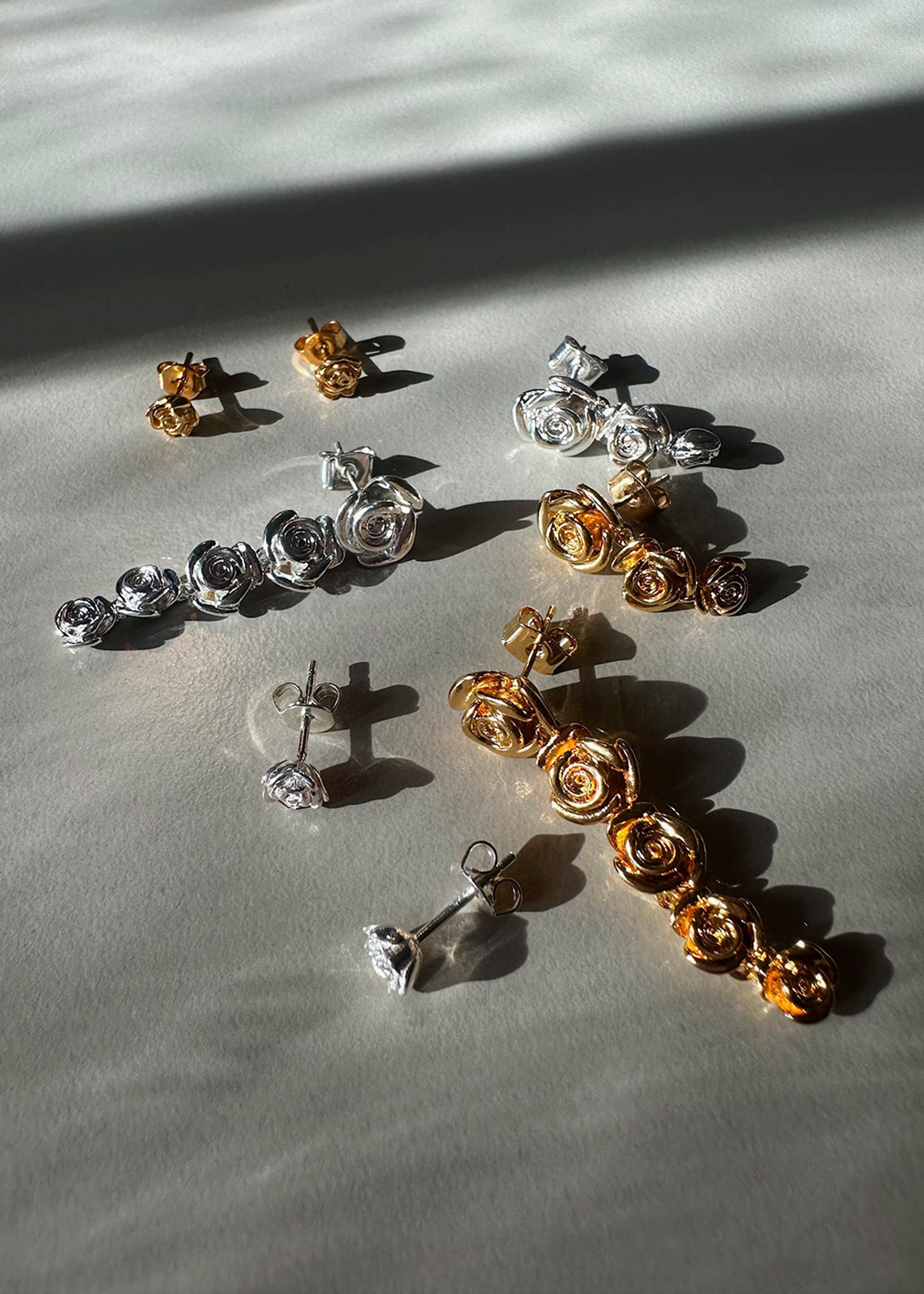 Pico - Ohrring - Rose Stud - Gold