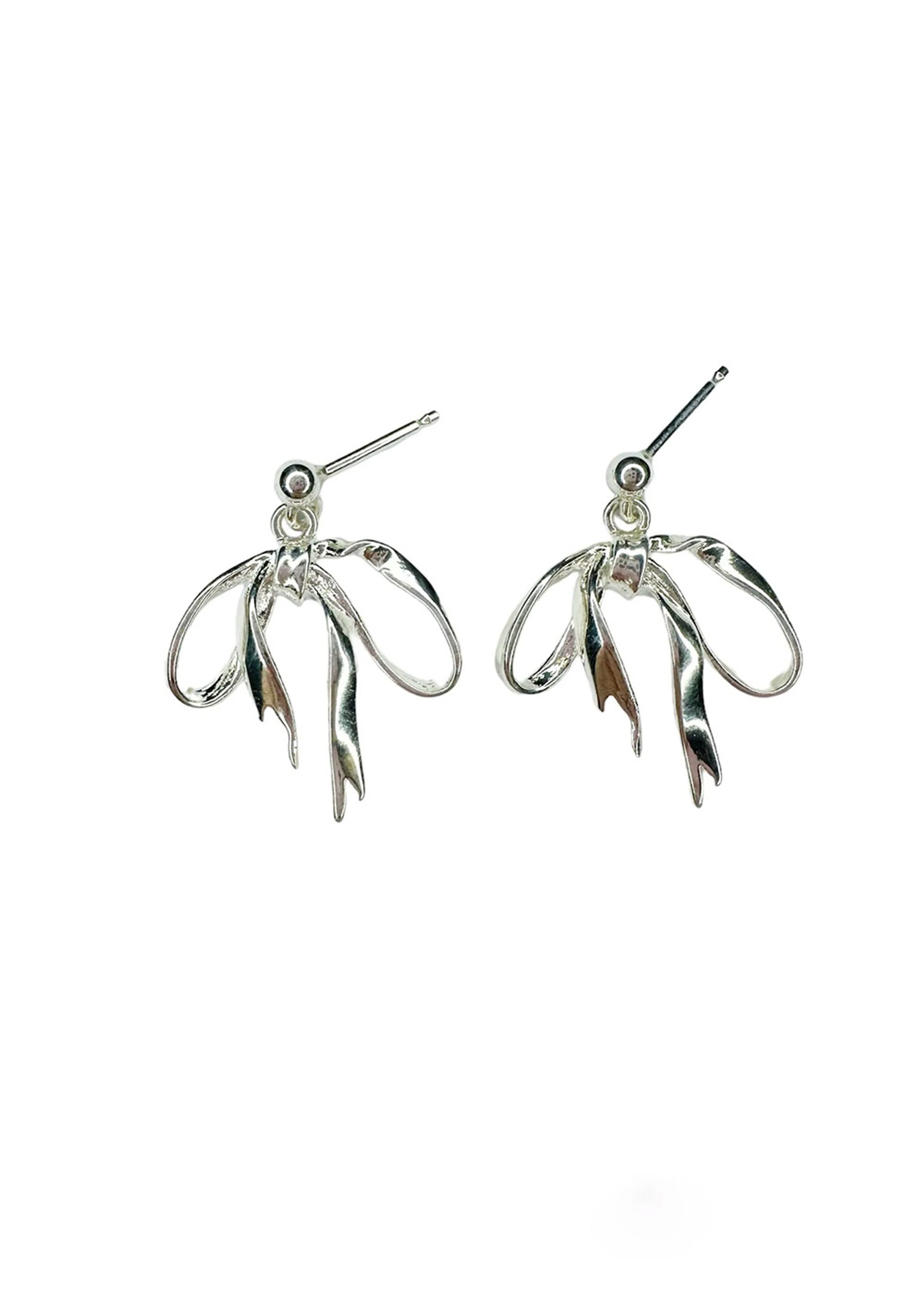 Pico - Boucles d'oreilles - Ribbon Studs - Silver