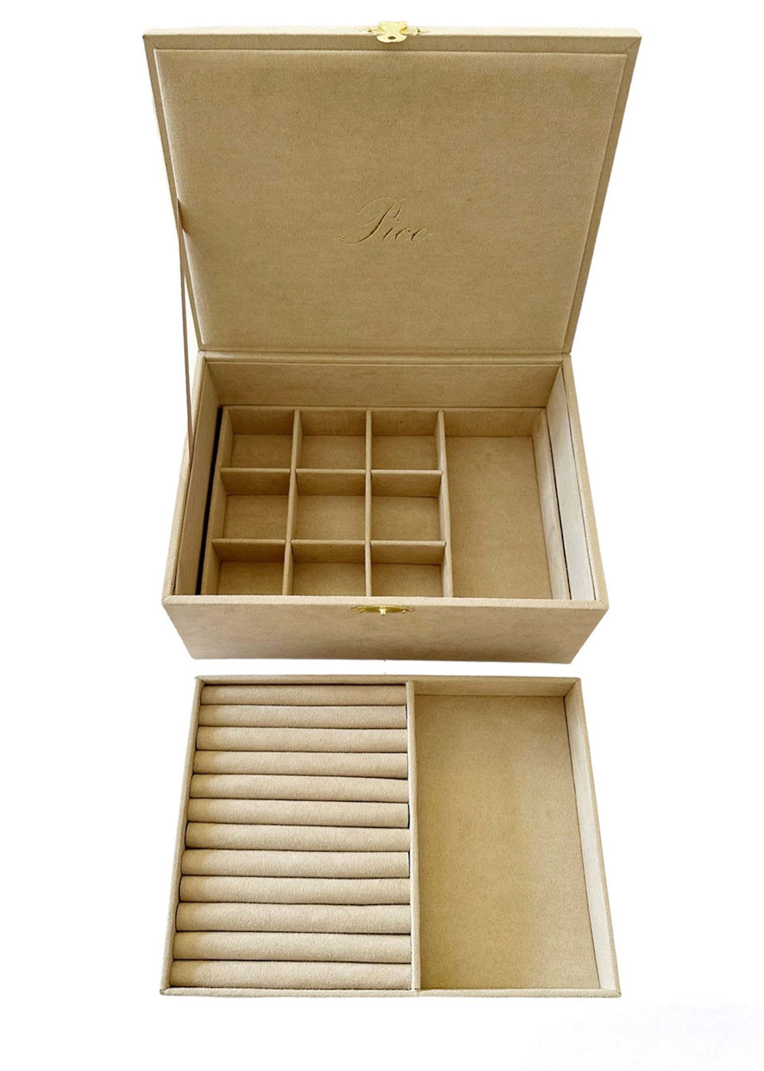 Pico - Pudełko na biżuterię - Giant Jewelry Box - Beige