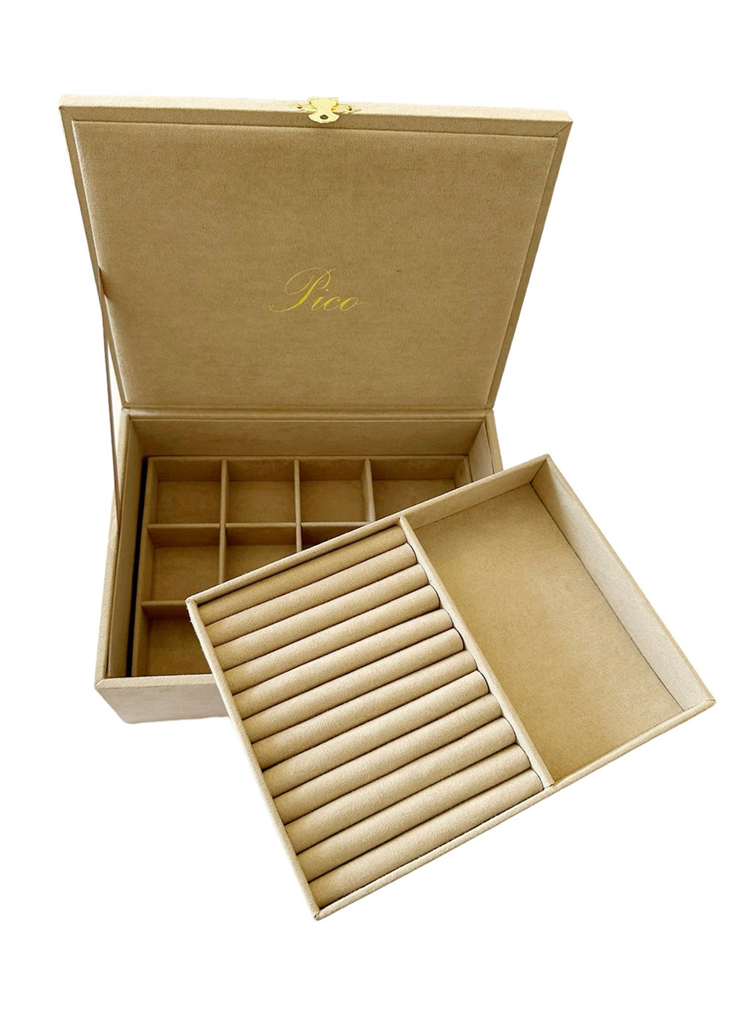 Pico - Pudełko na biżuterię - Giant Jewelry Box - Beige