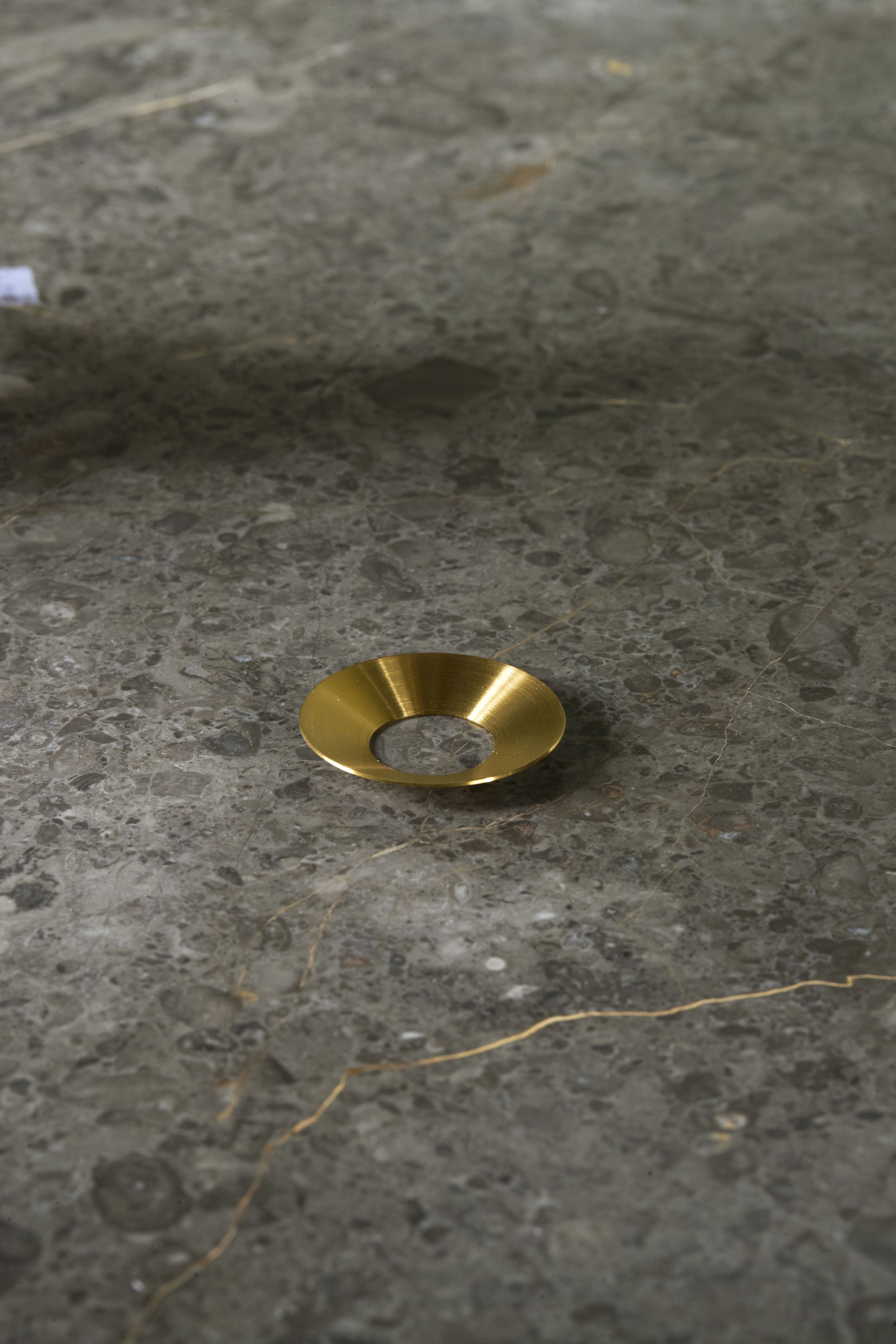 Piet Hein - Čajová svíčka - Lysmanchet - Lysmanchet (til dia. 20 mm lys) MESSING