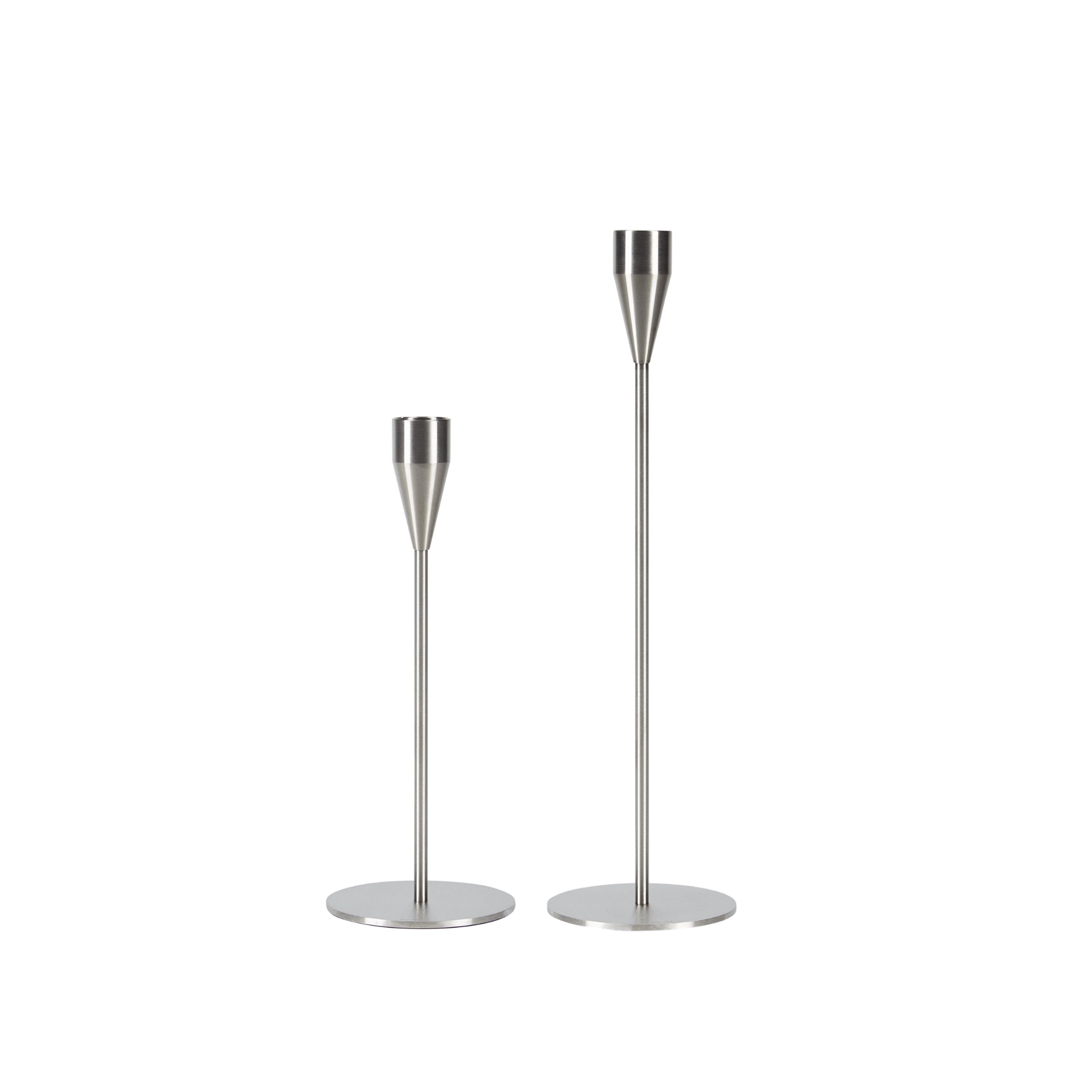 Piet Hein - Lysestage - Piet Hein Candleholder - 2 pak - Venus + jupiter stål