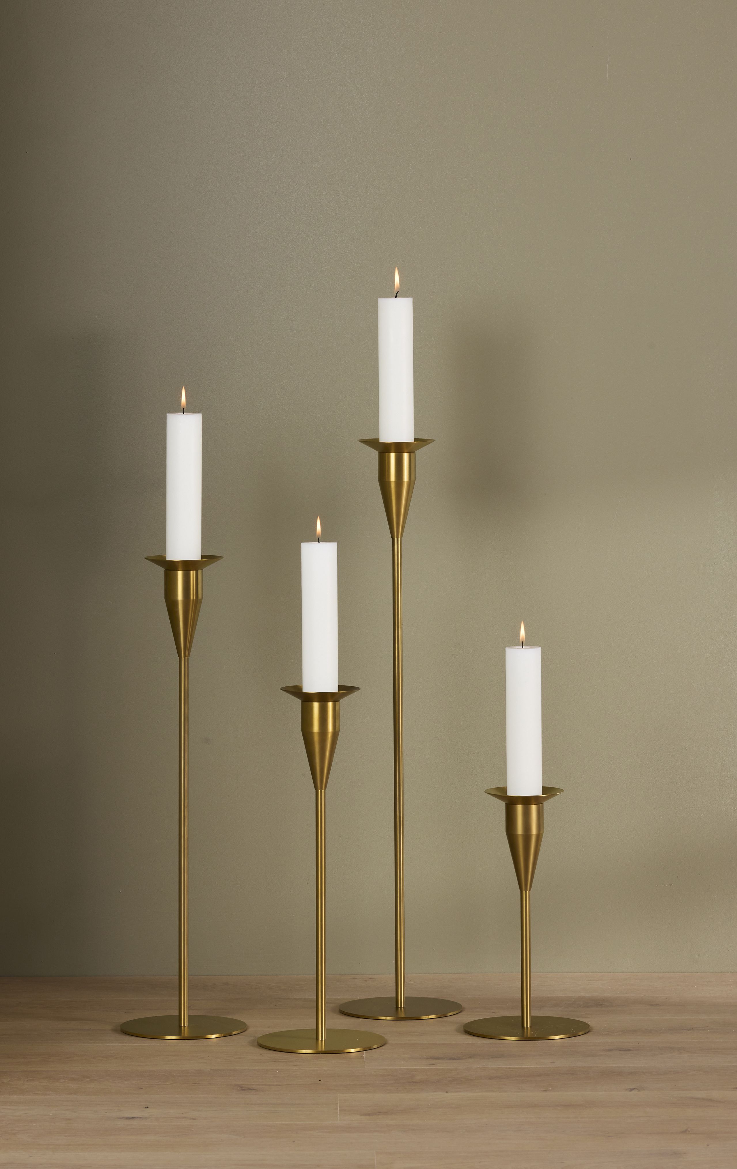 Piet Hein - Kynttilänjalka - Messing Lysestage - Mars, MAXI