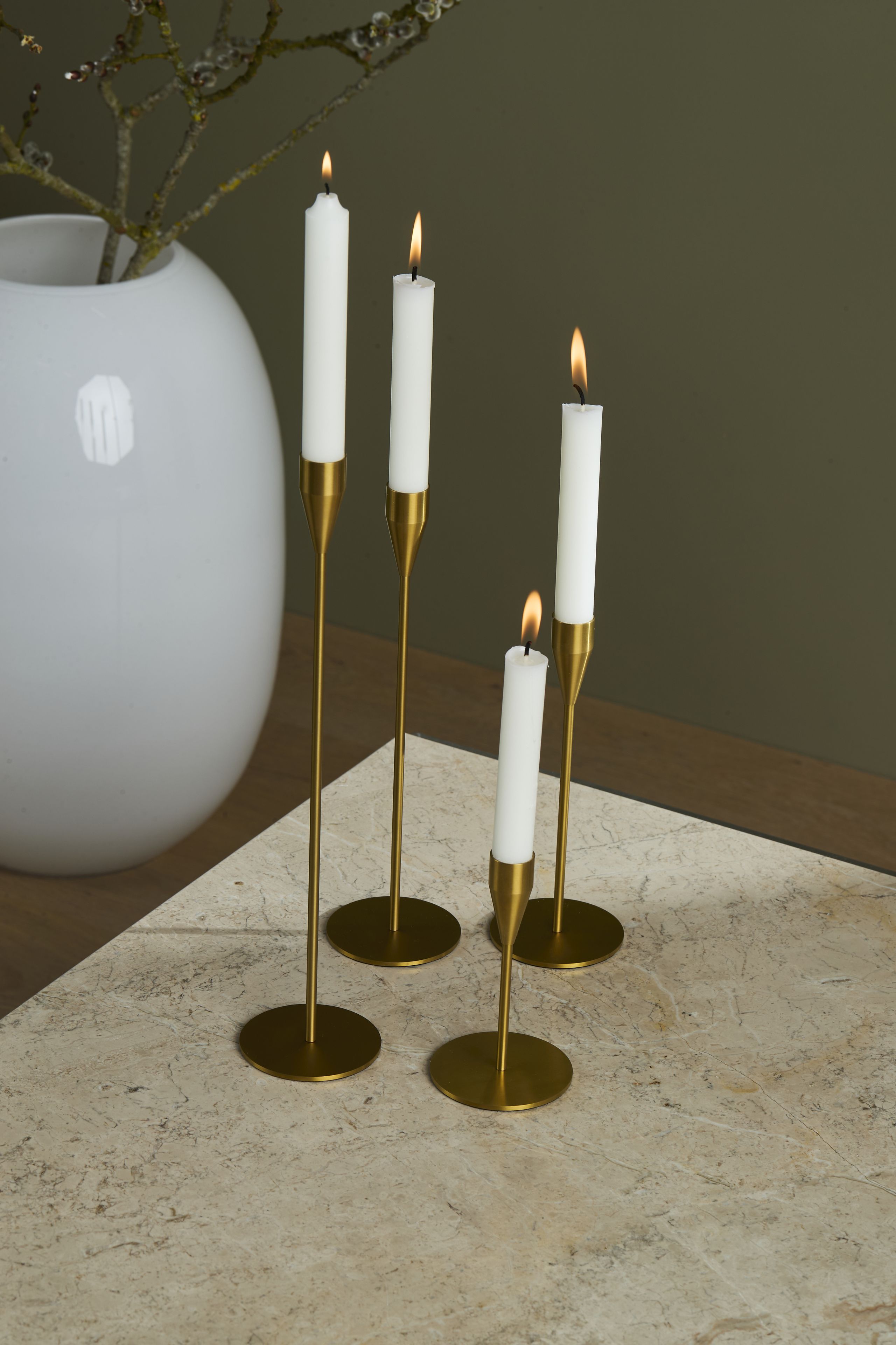 Piet Hein - Kerzenhalter - Messing Lysestage - Saturn