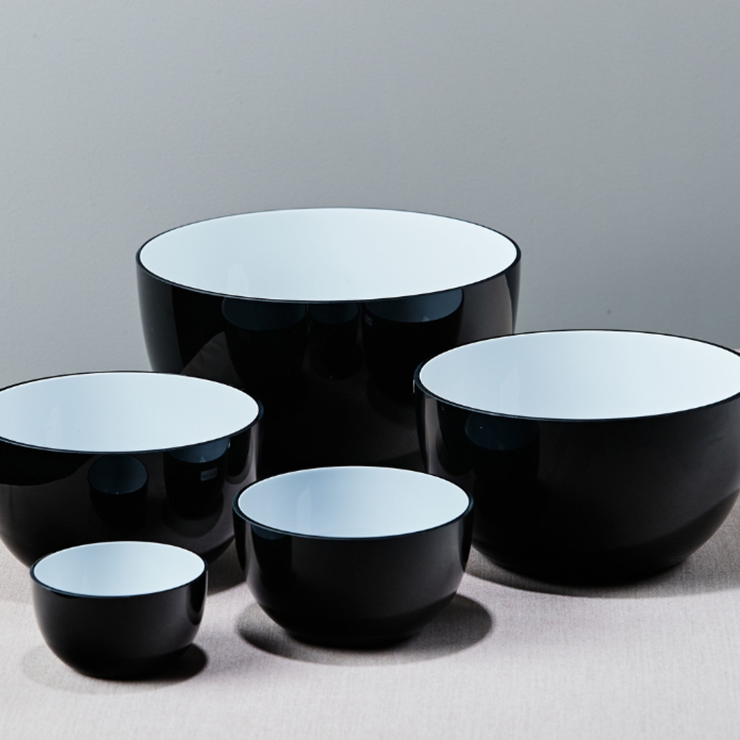 Piet Hein - Schüssel - Skål Glas - Skål glas 18 cm - SORT