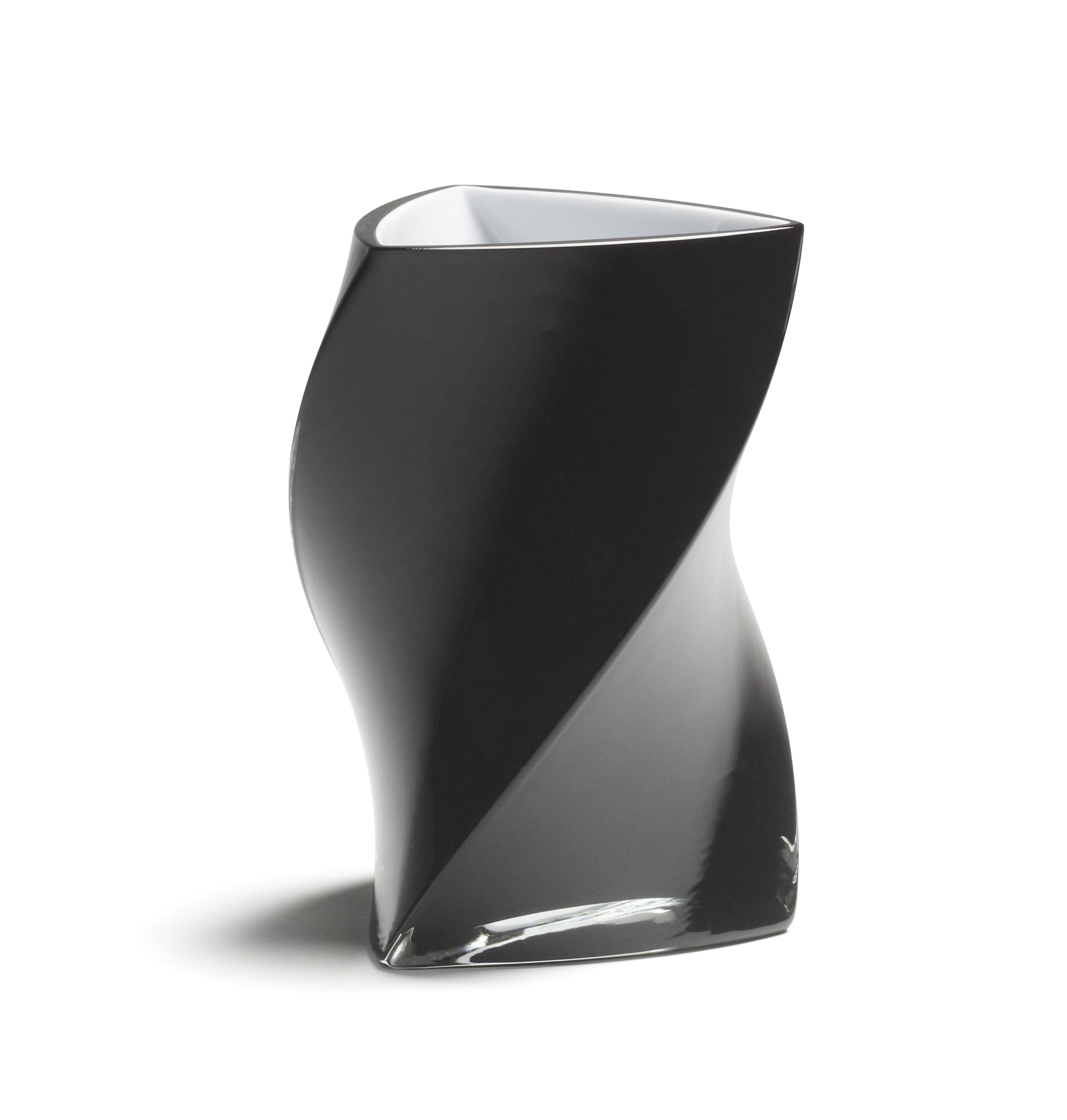 Piet Hein - Vase - Twister-vase - TWISTER-vase 24 cm - SORT ( 3 lag glas )