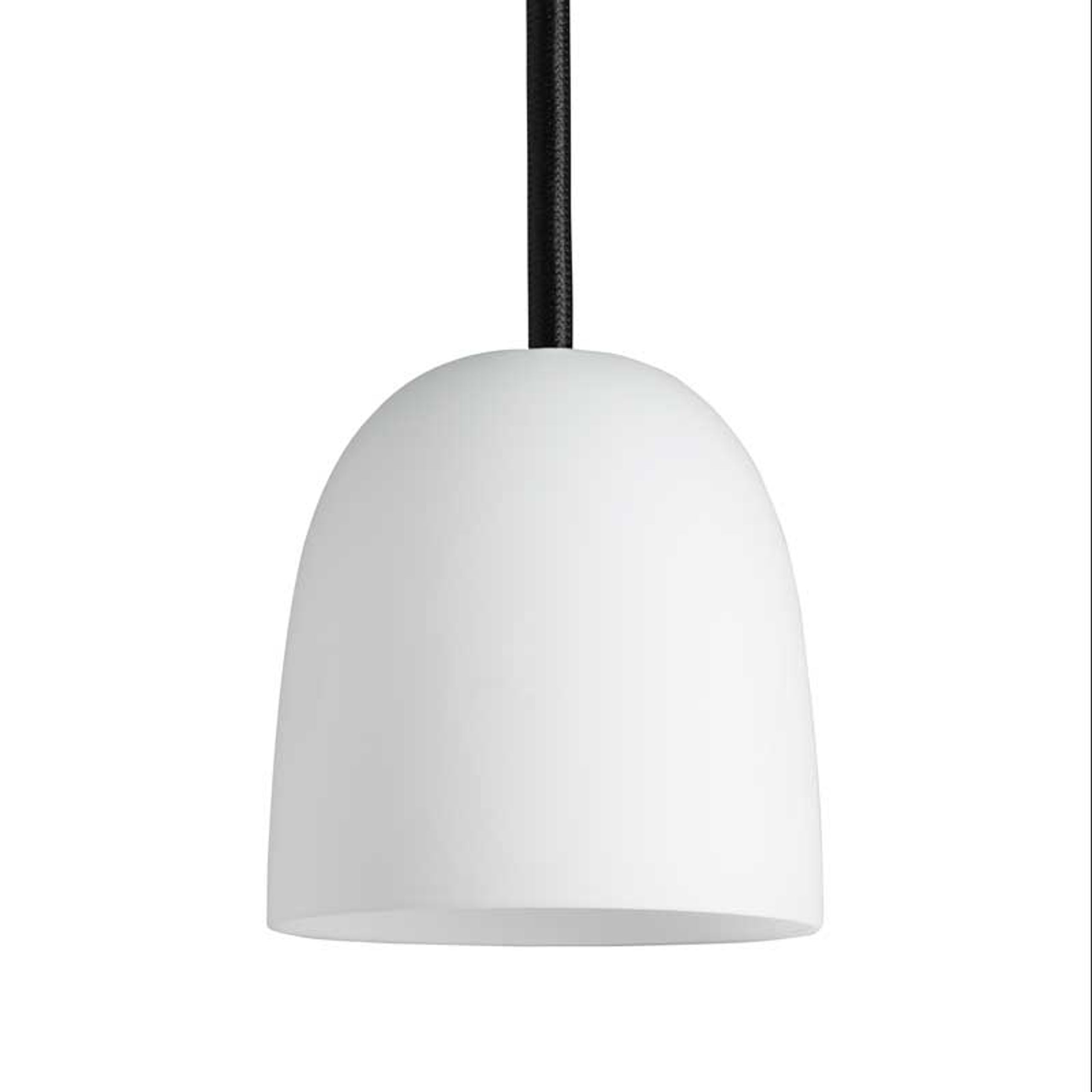 Piet Hein - Anhänger - Super90 Mm Pendel Opal-glass (g9 42w) - SUPER90 mm pendel OPAL-GLASS (G9 42W) - SORT ledning 3m