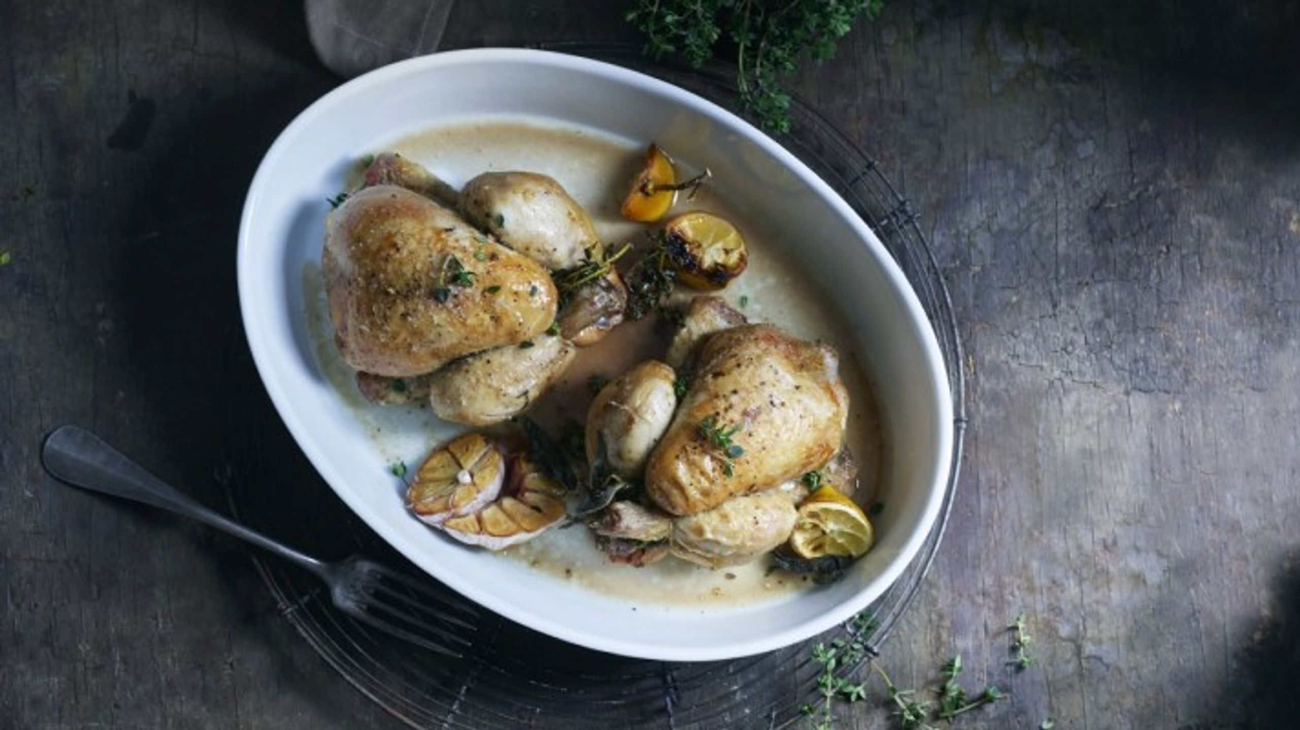 Pillivuyt - Piatto - Oval dish - Fad ovalt - Hvid - 31 cm