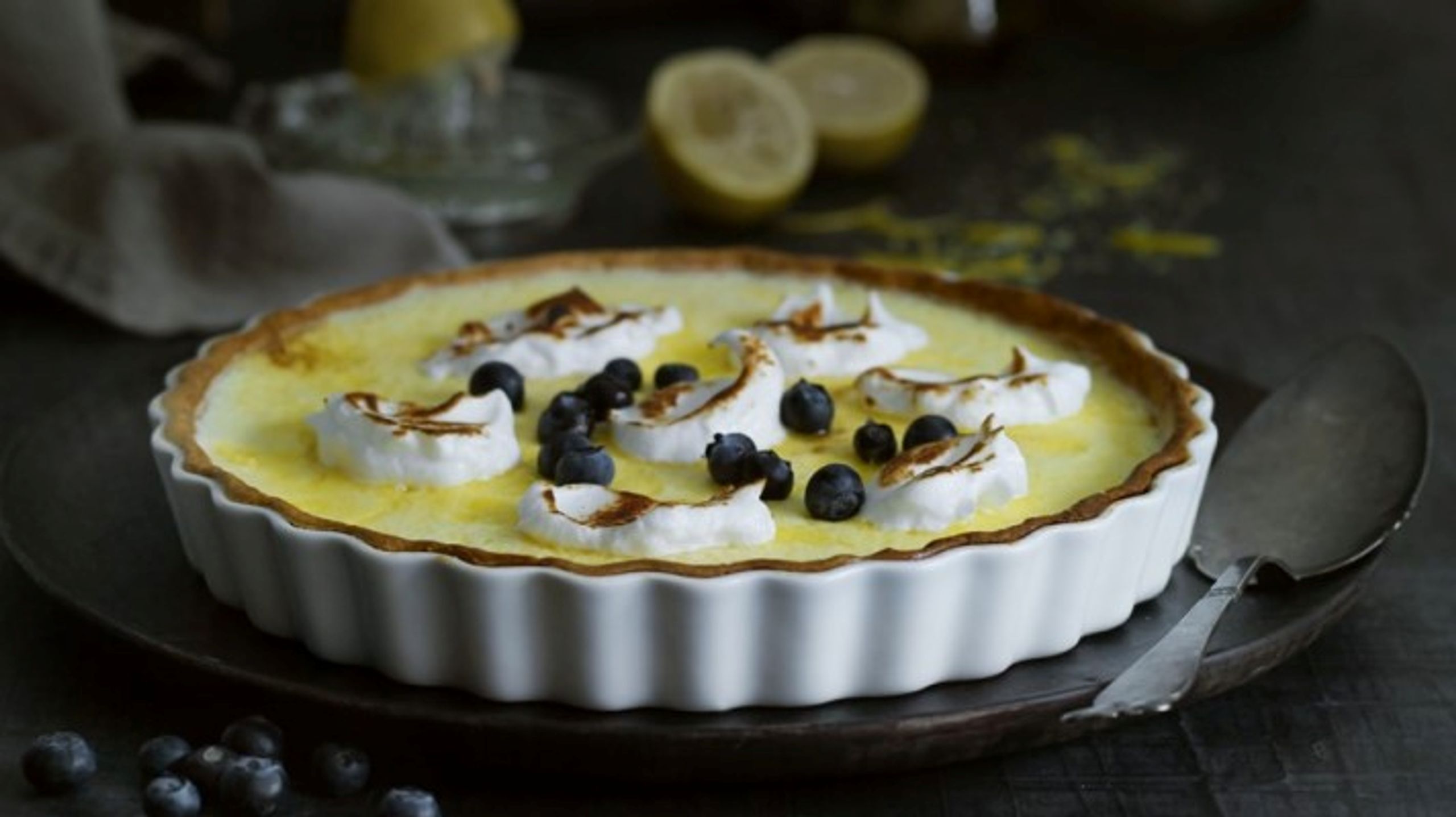 Pillivuyt - Prato - Rund Tærteform - Nr 6 - Hvid - 21 cm