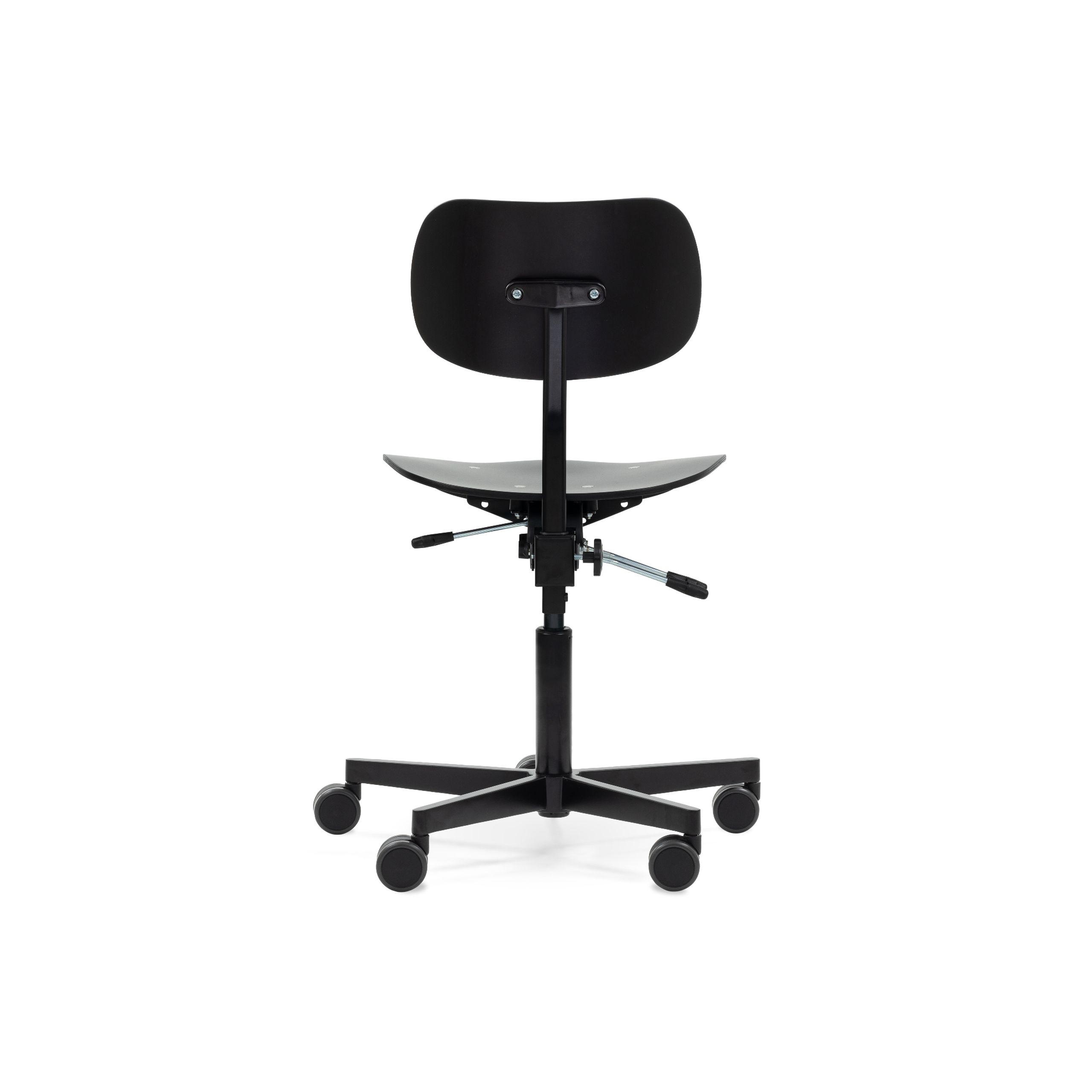 PLEASE WAIT to be SEATED - Kancelárske kreslo - S197 R20 Office Chair / By Egon Eiermann - Black / Black