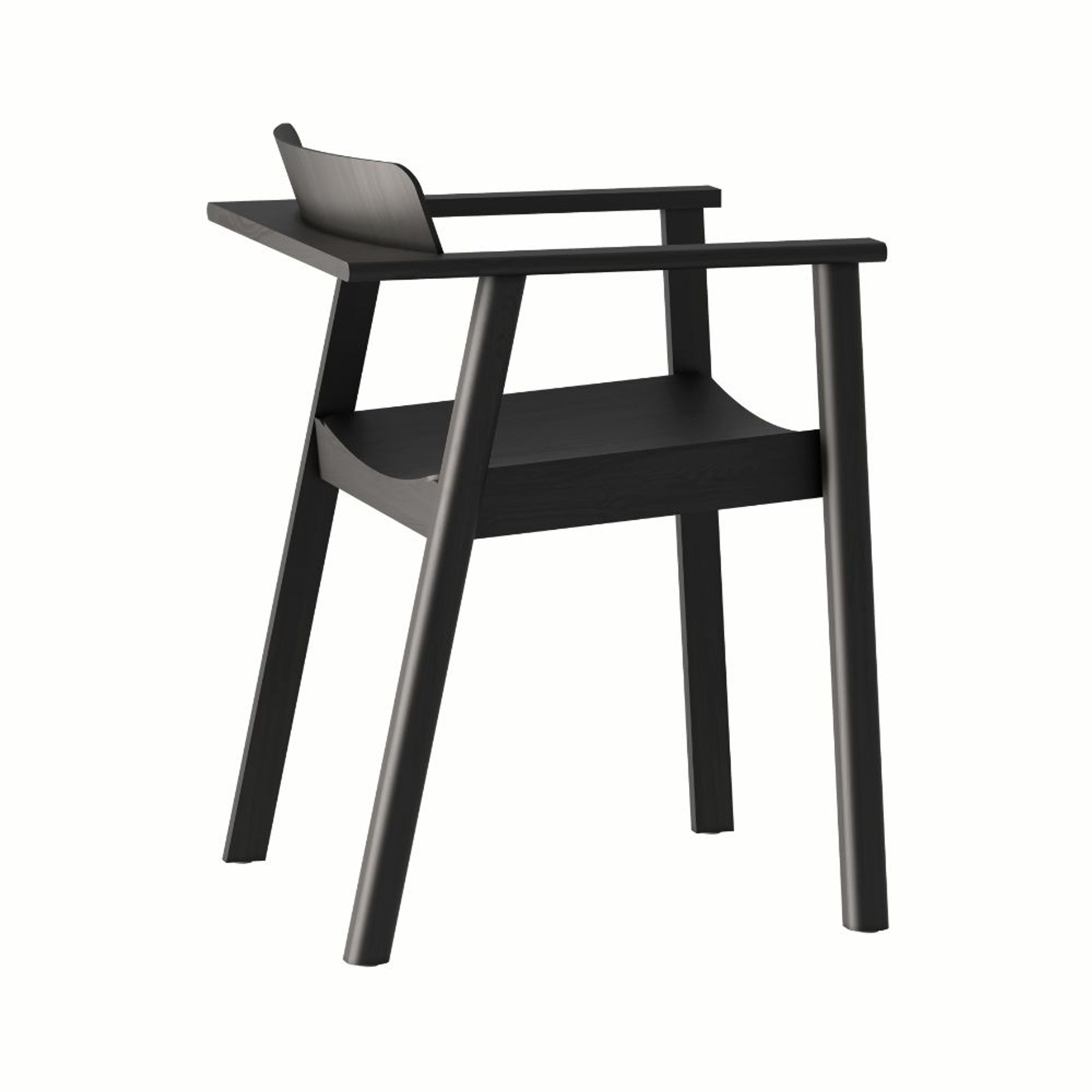 PLEASE WAIT to be SEATED - Dining chair - Maiden Chair / By Studio Pesi - Black