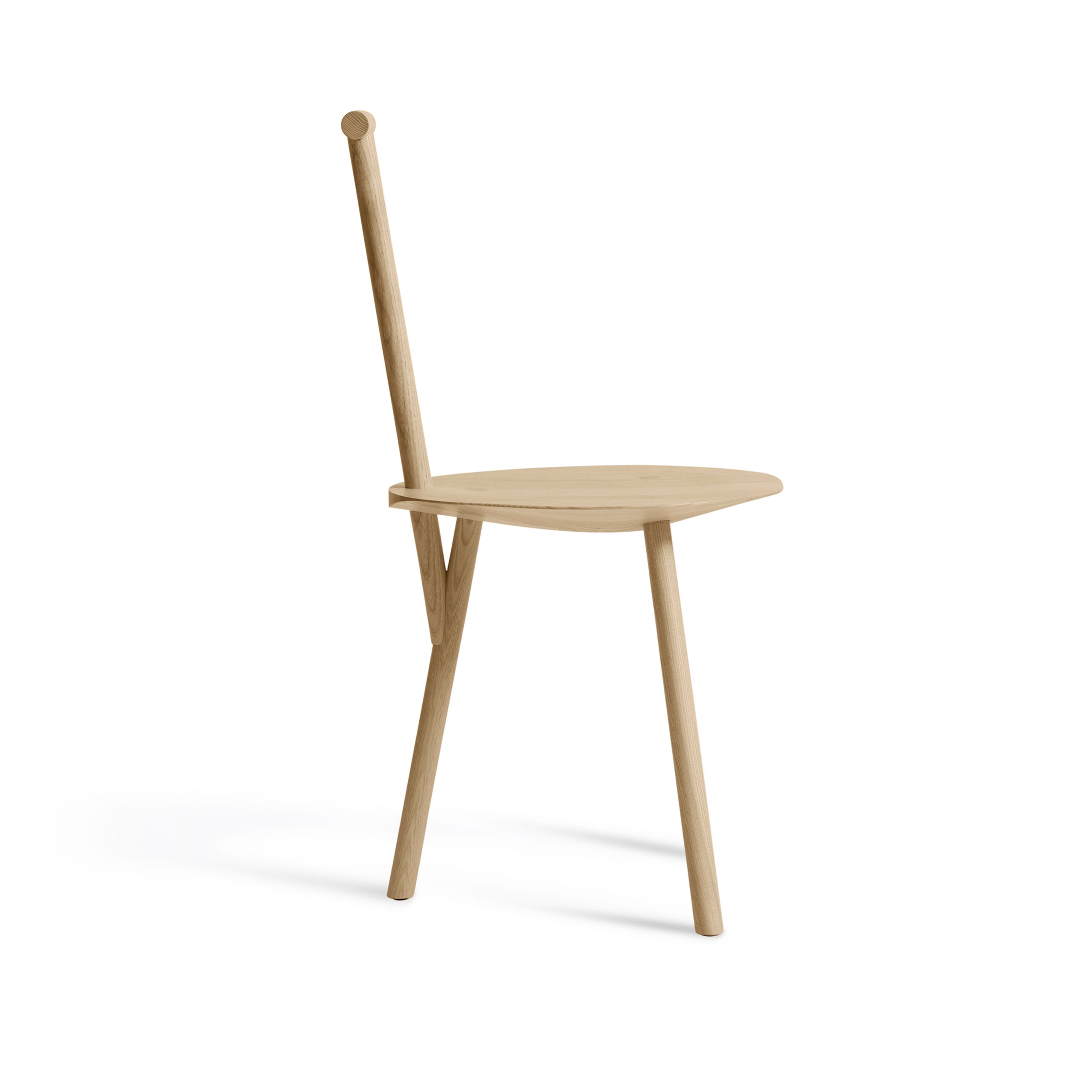 PLEASE WAIT to be SEATED - Dining chair - Spade Chair / By Faye Toogood - Natural Ash