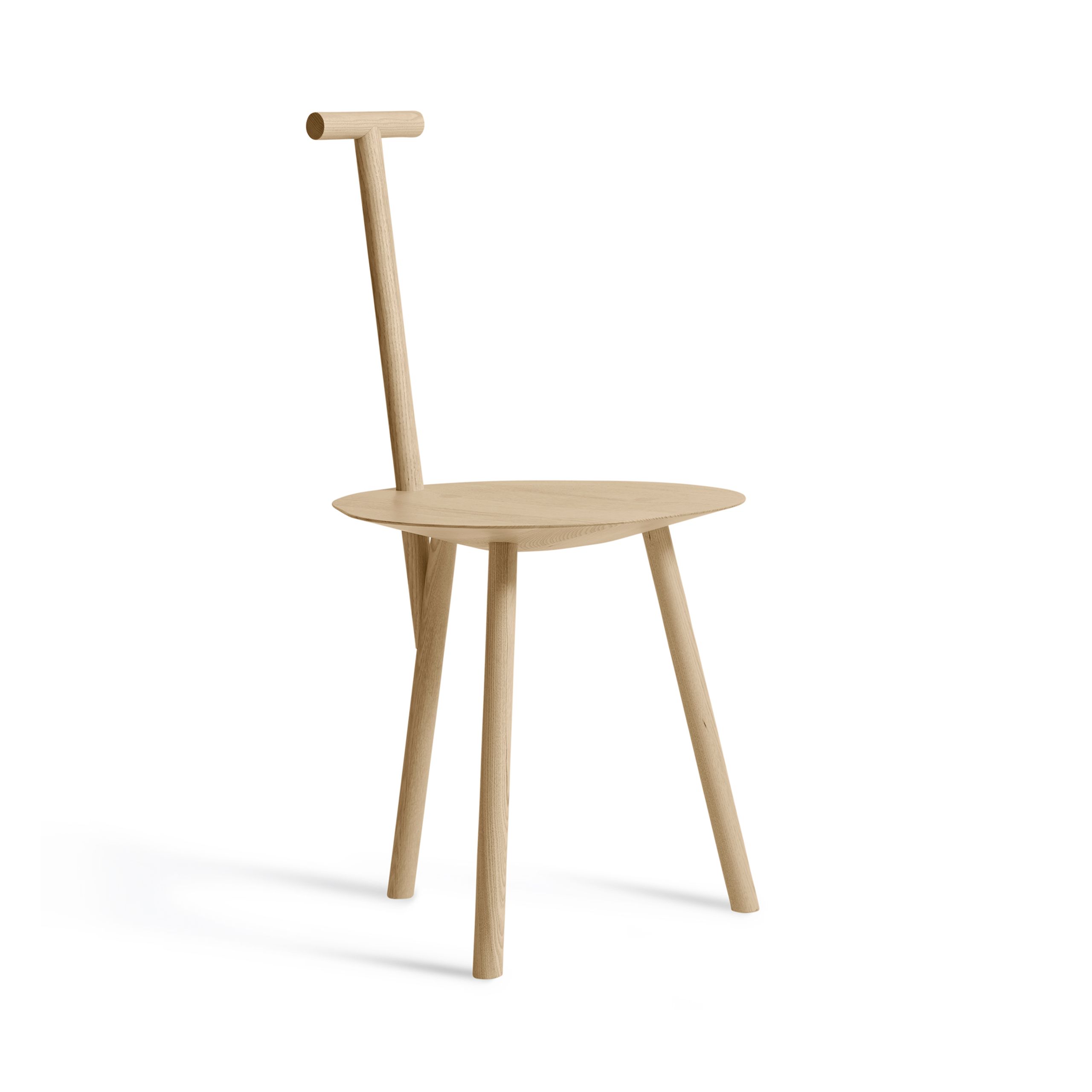 PLEASE WAIT to be SEATED - Dining chair - Spade Chair / By Faye Toogood - Natural Ash