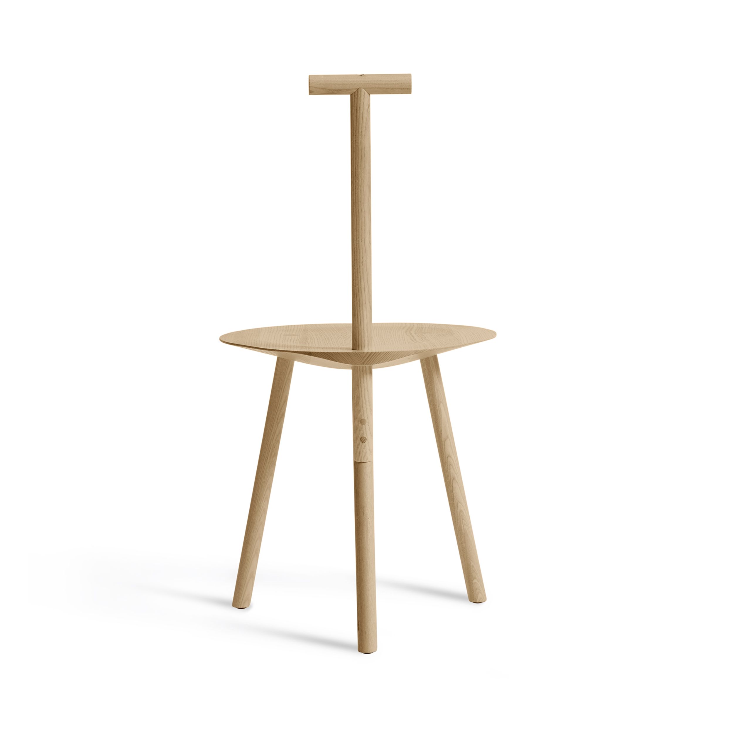 PLEASE WAIT to be SEATED - Dining chair - Spade Chair / By Faye Toogood - Natural Ash