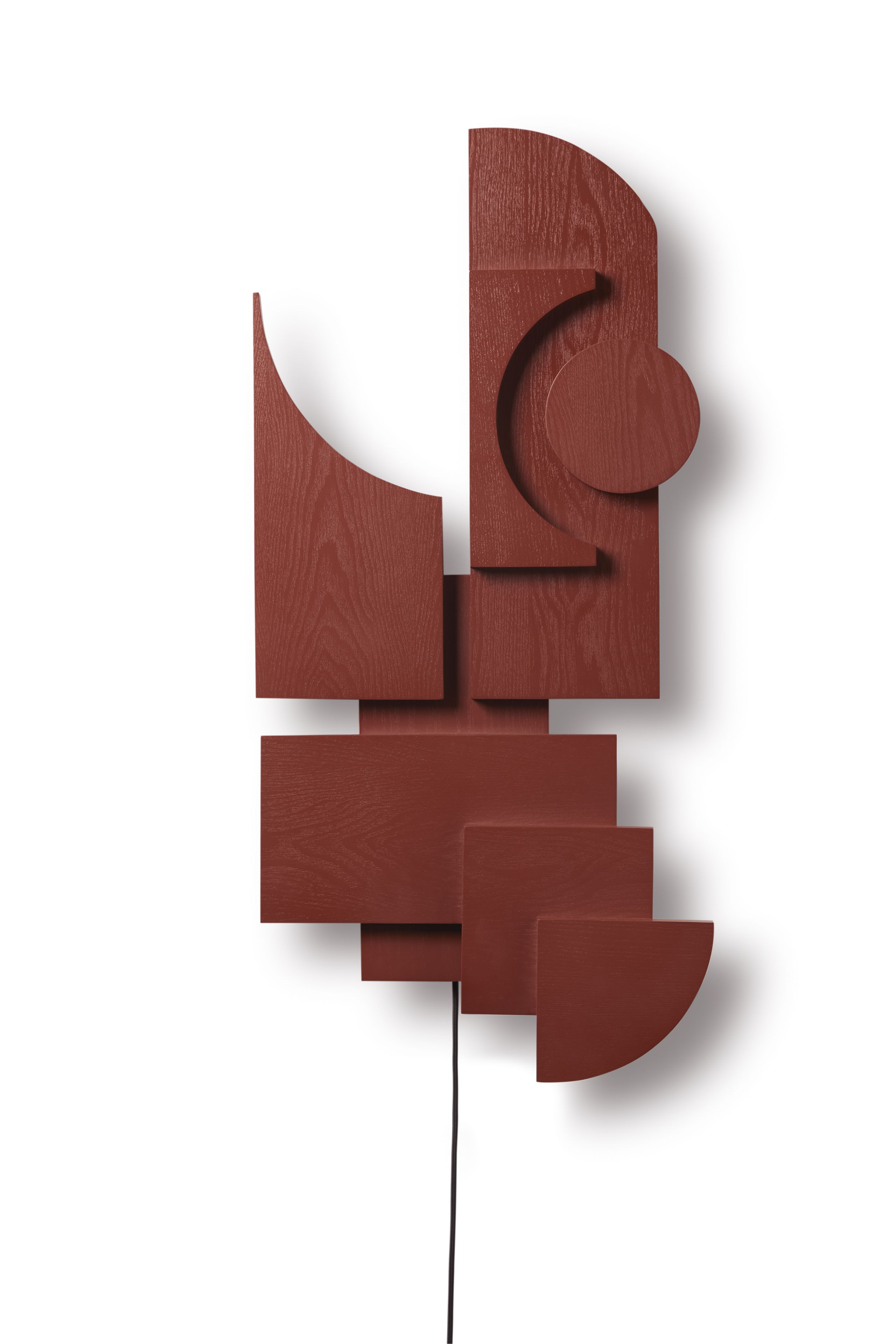 PLEASE WAIT to be SEATED - Lampe murale - Totem Deco Lamp / By Tilde Grynnerup - Basque Red