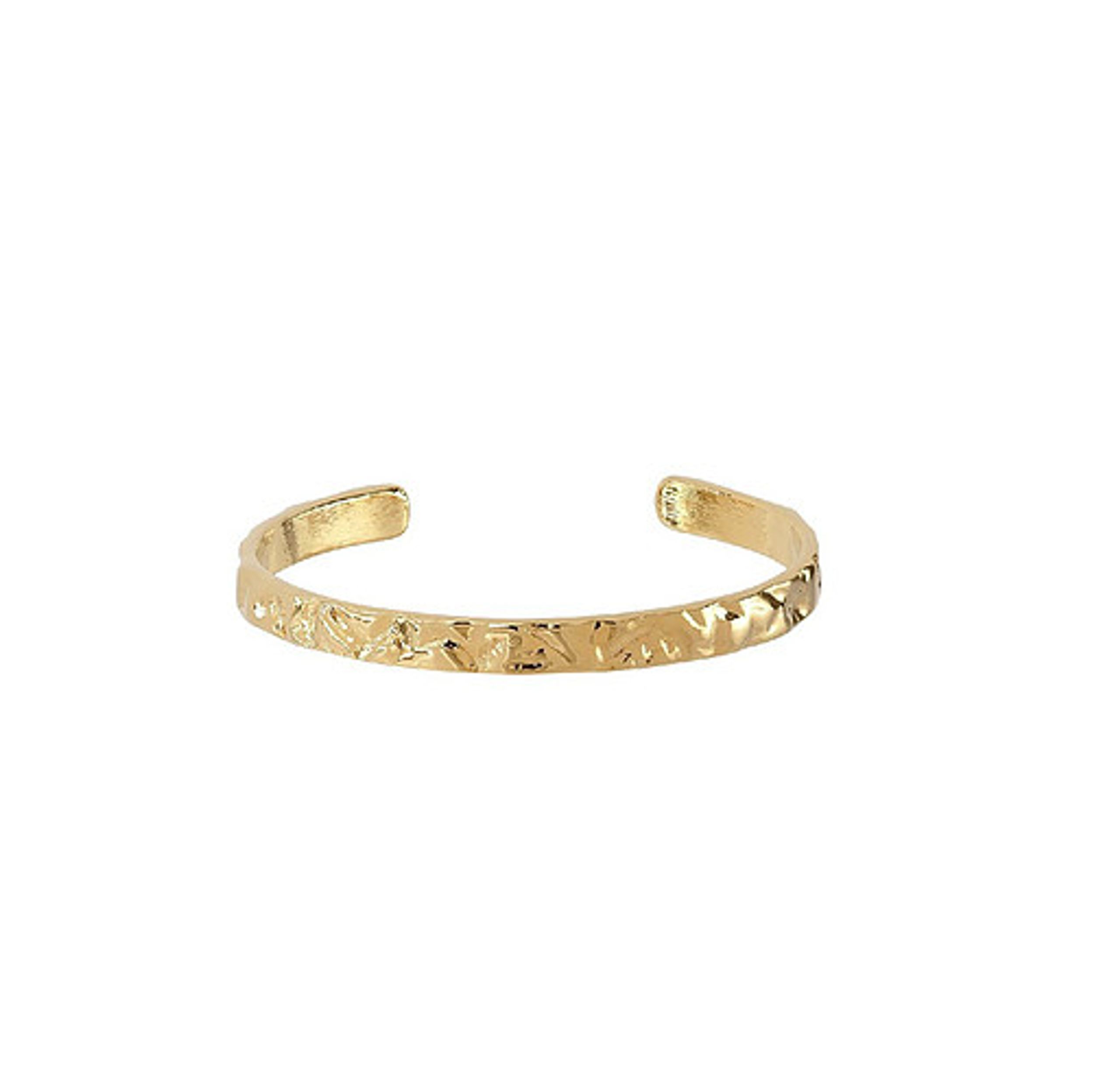 Plissé Copenhagen - Armband - Hammered Bangle - Gold
