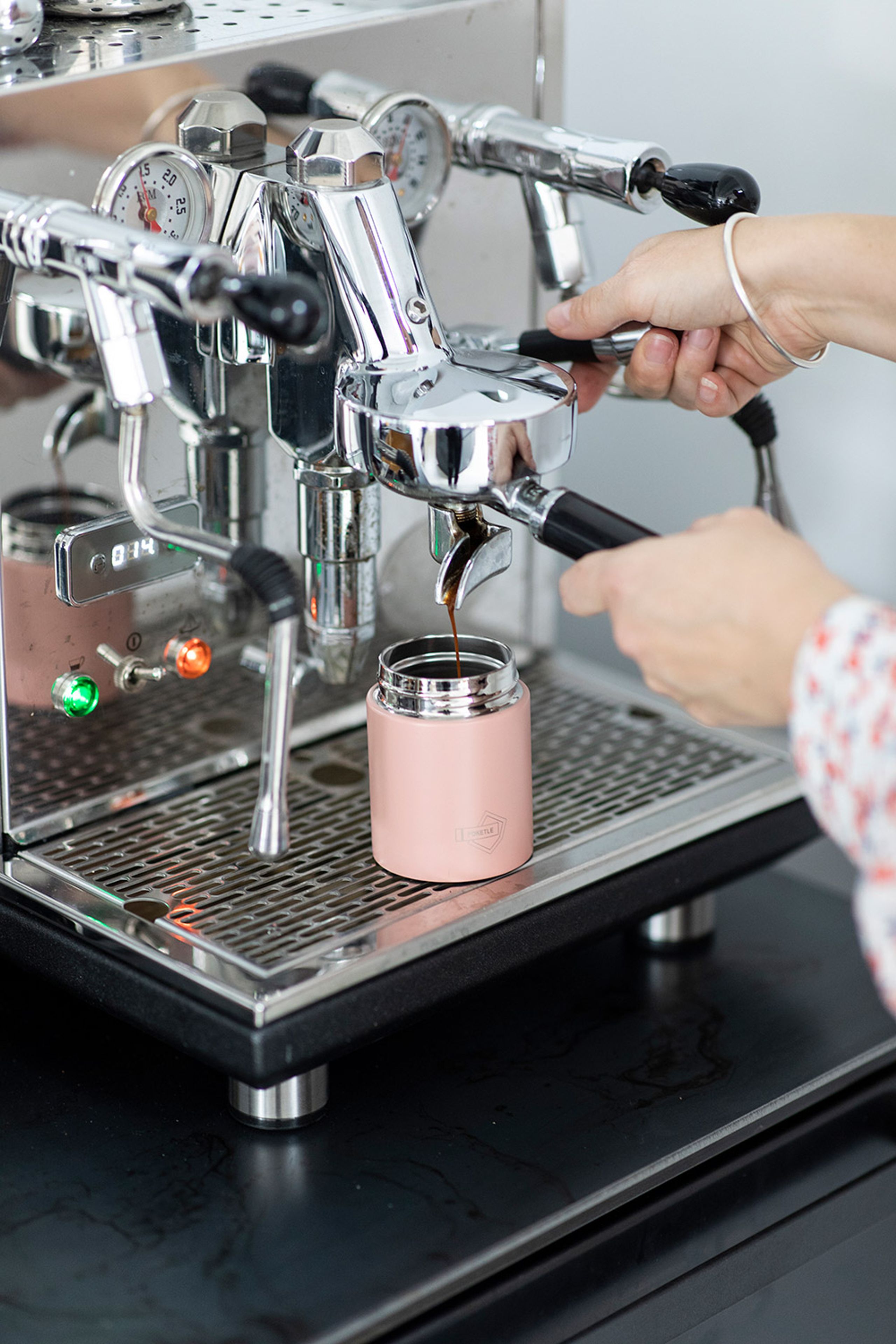 Poketle - Thermo cup - Poketle +4 - Charcoal Grey