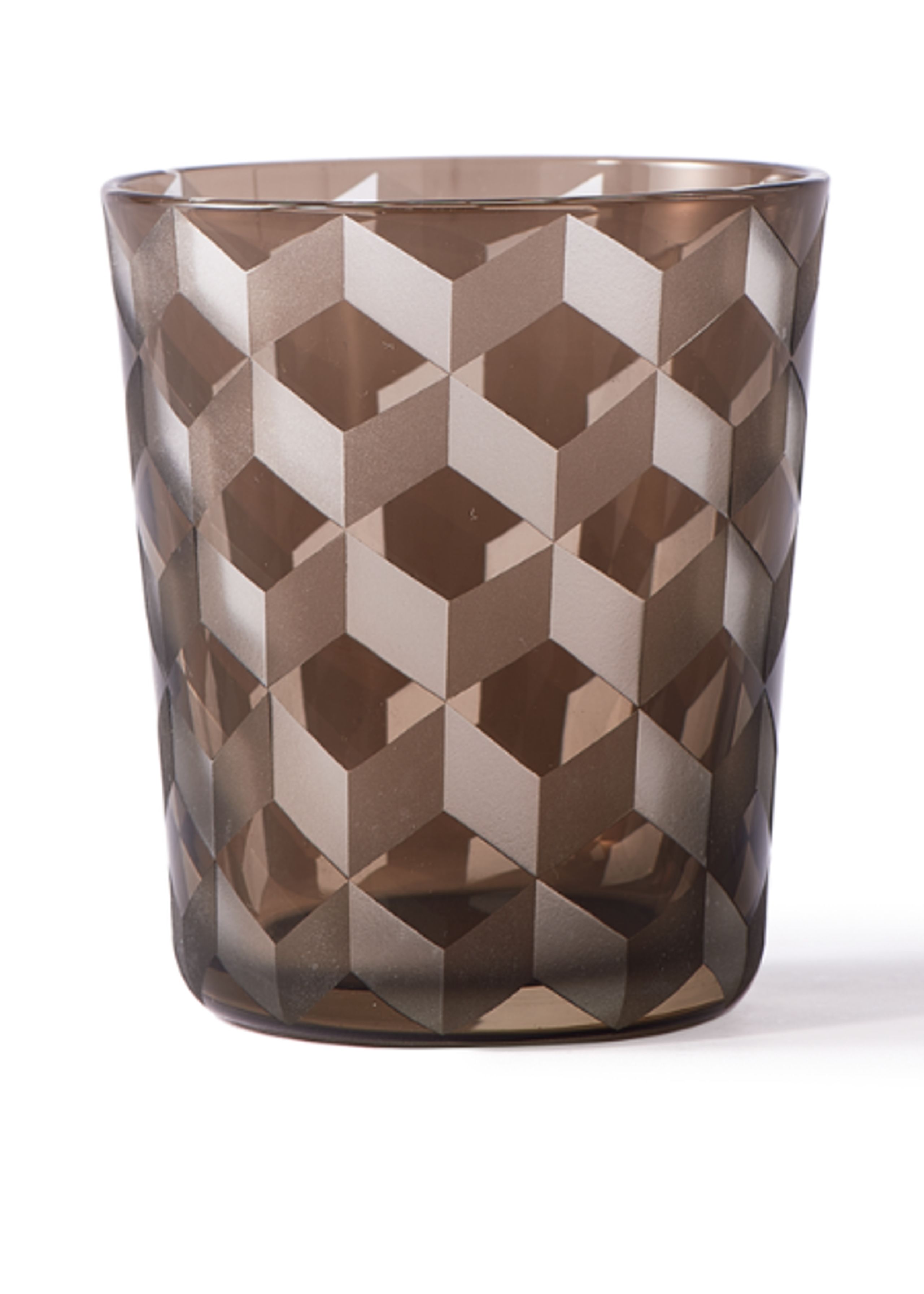 Pols Potten - Glass - Block Tumblers - Brown
