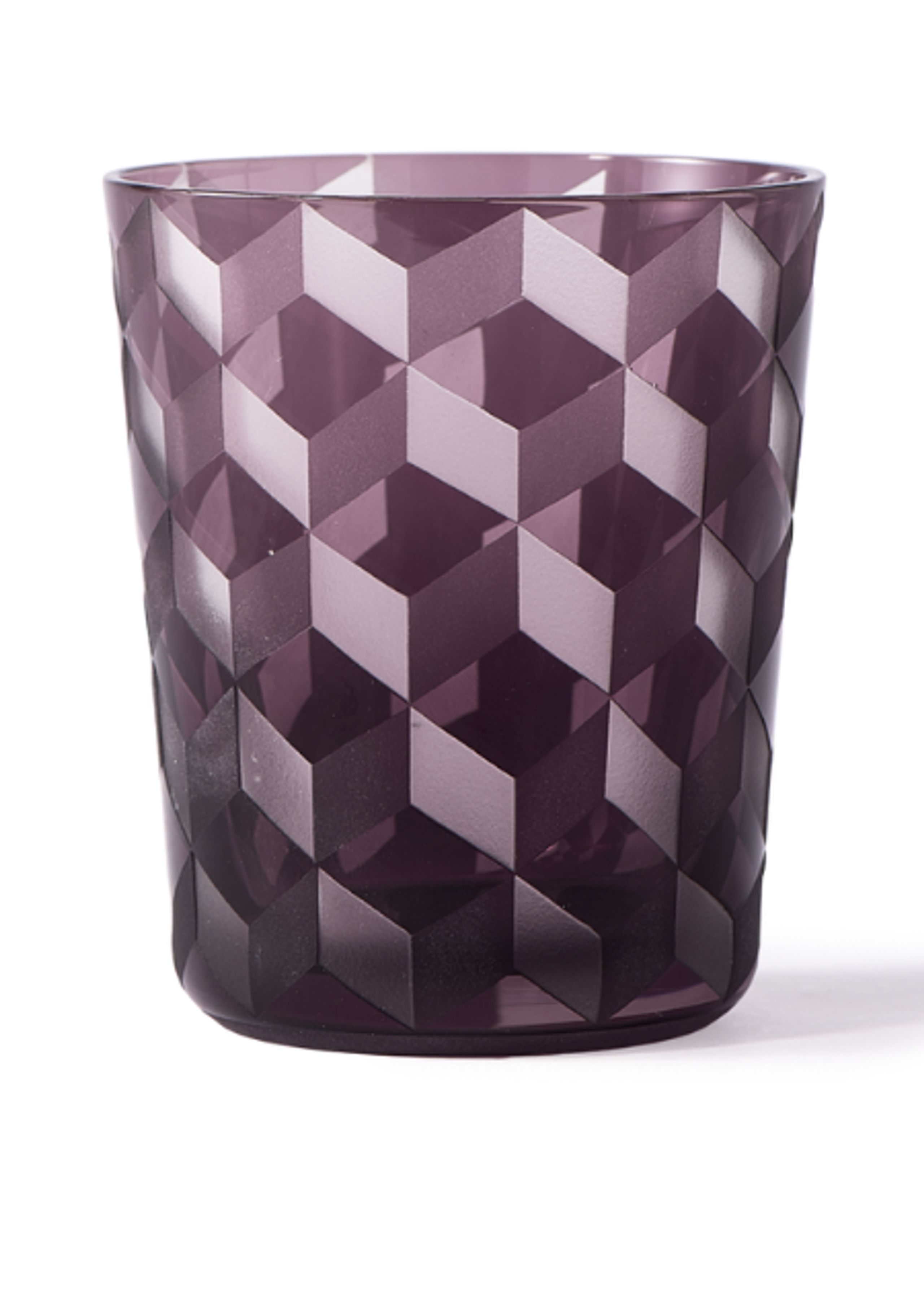 Pols Potten - Glass - Block Tumblers - Purple