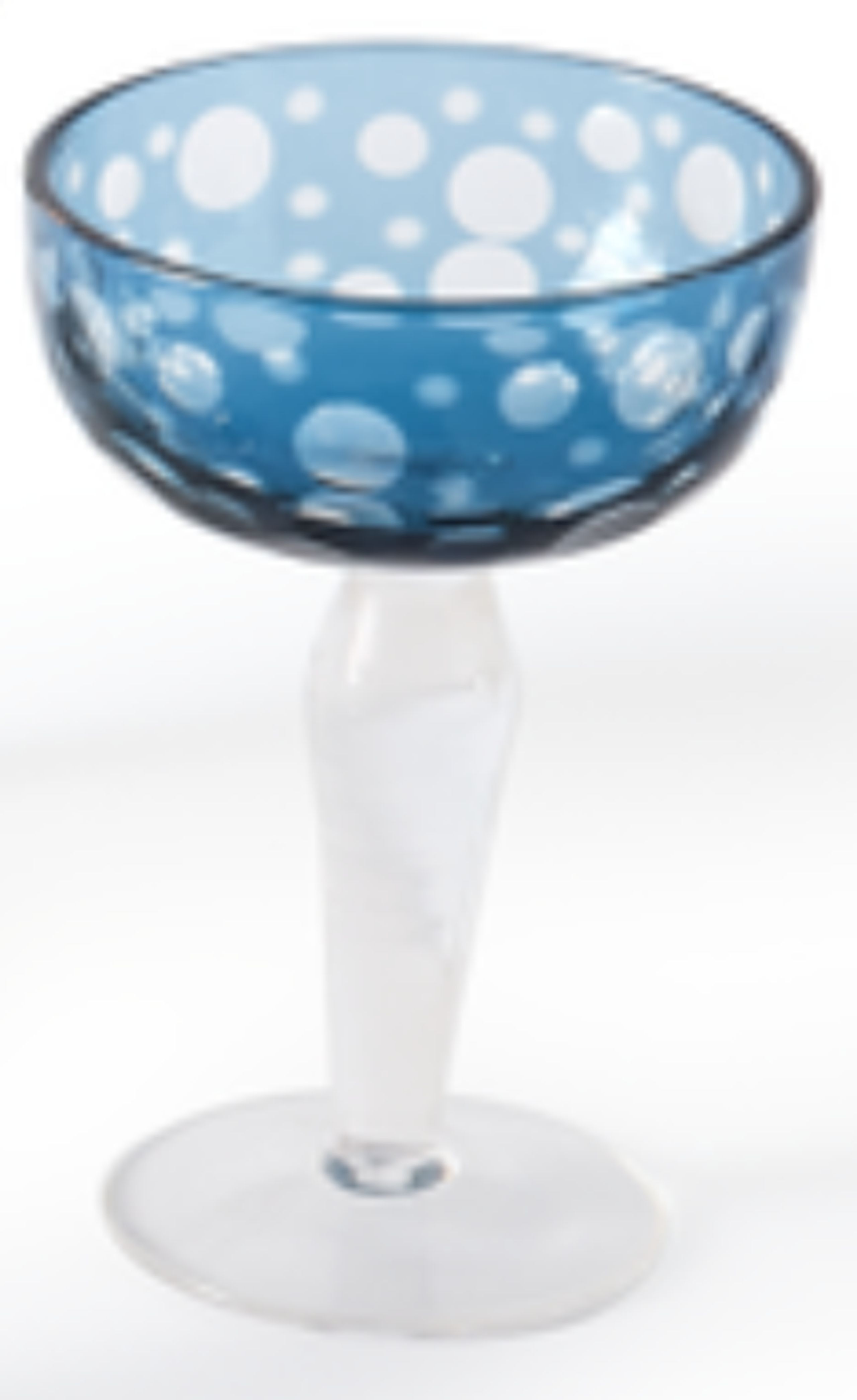 Polspotten - Cocktail glass - Cuttings Coupe Glasses - Blue