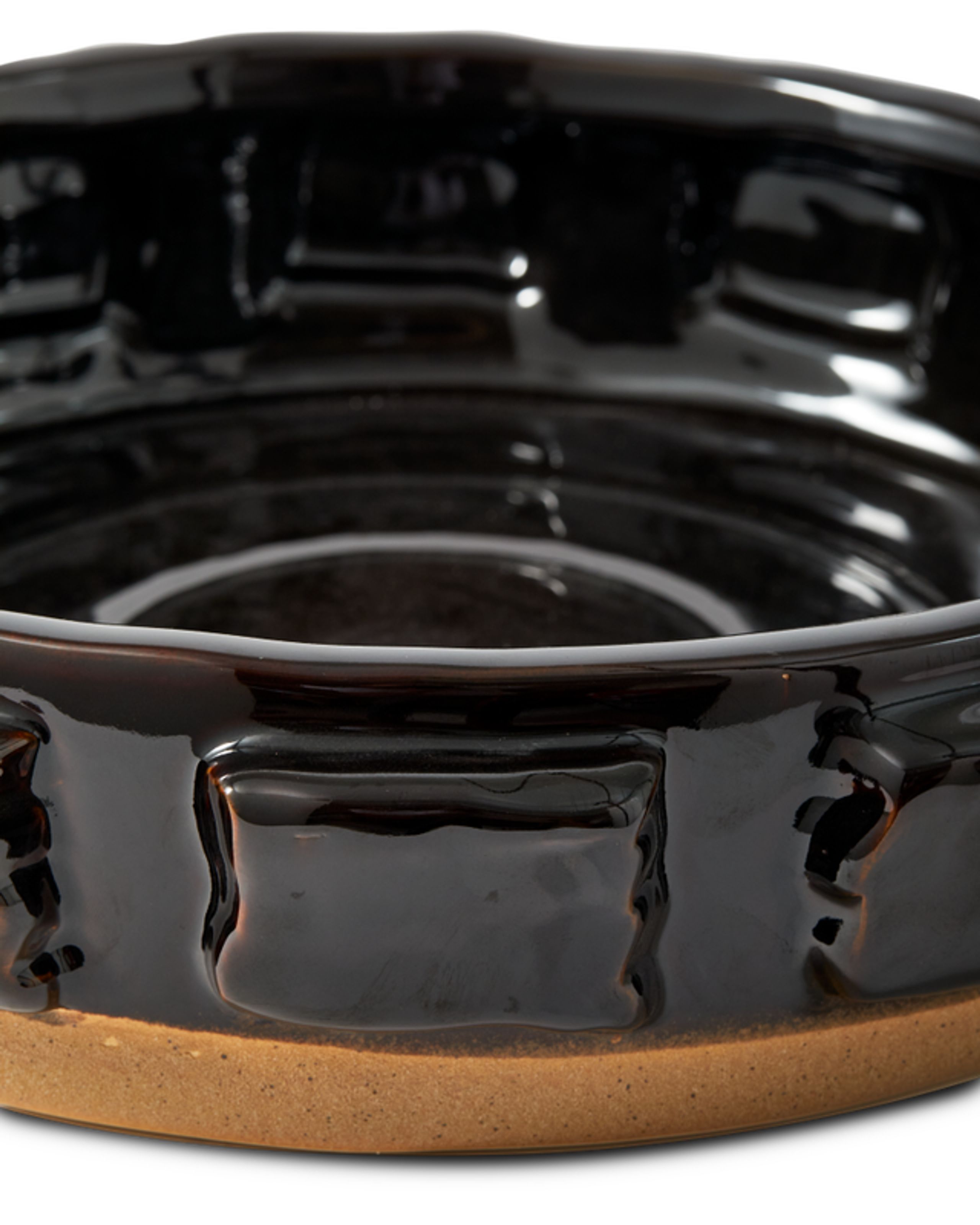 Polspotten - Decorative dish - Structure Bowl - Dark Brown