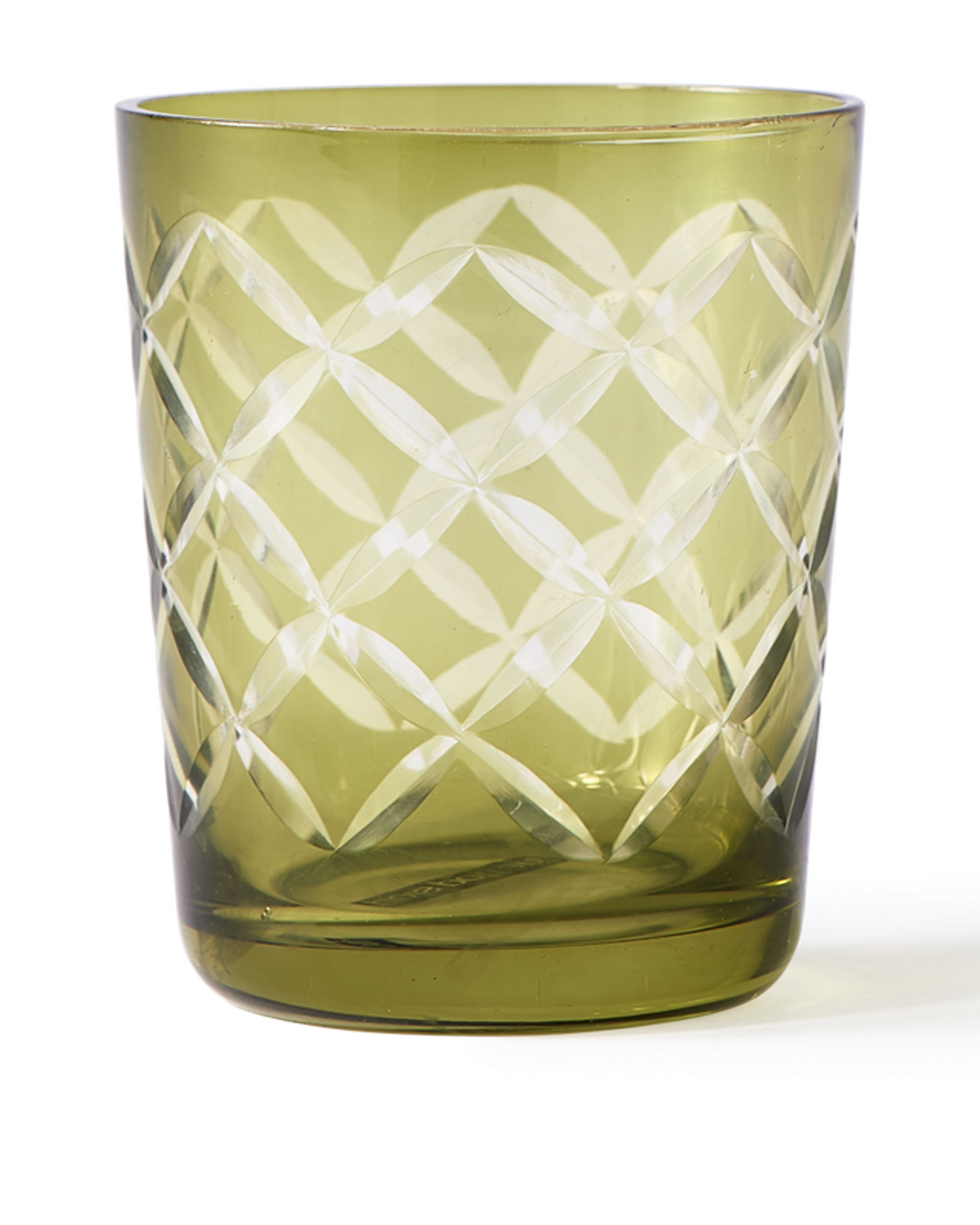 Polspotten - Glass - Cuttings Tumblers - Green