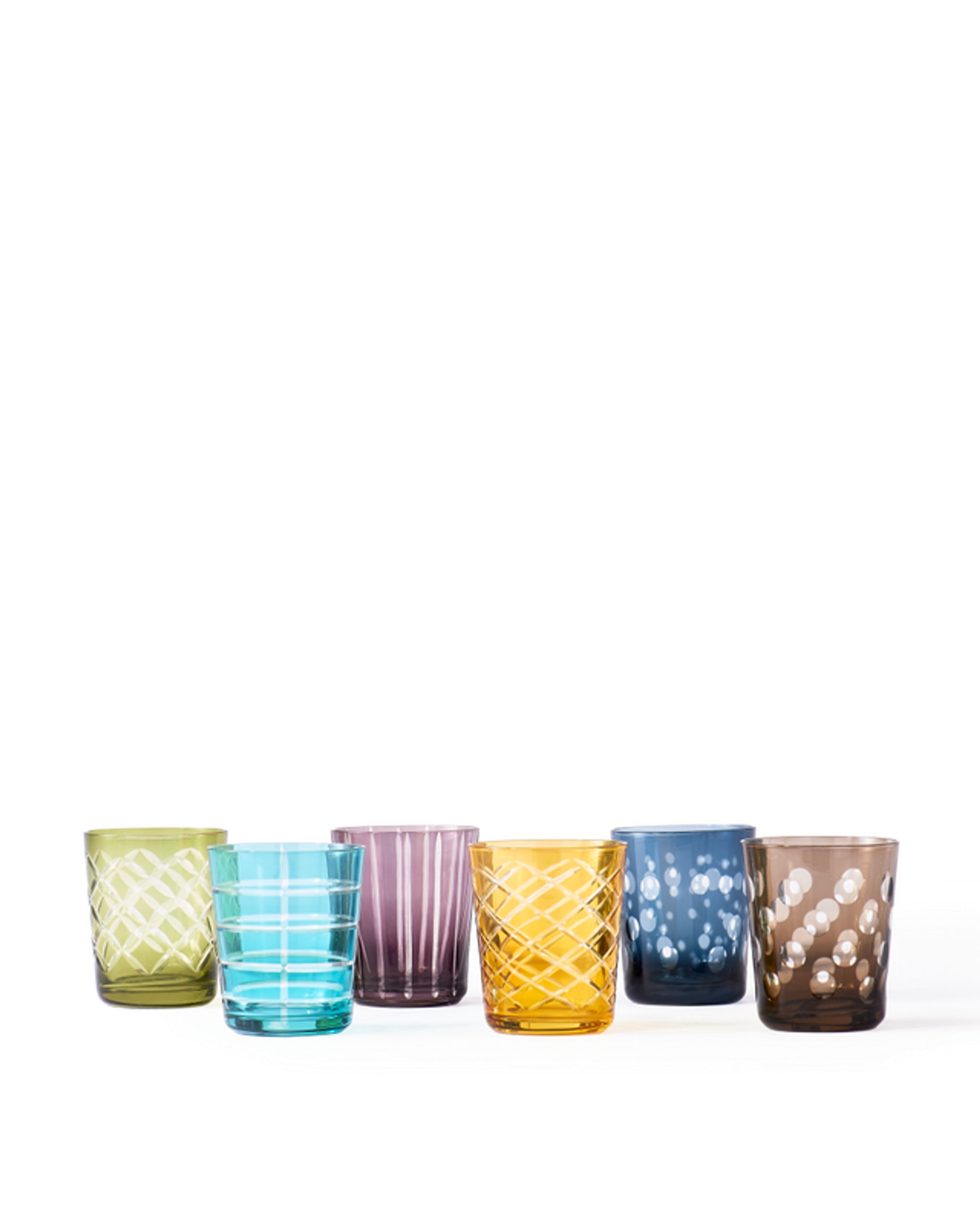 Polspotten - Sklo - Cuttings Tumblers - Lightblue