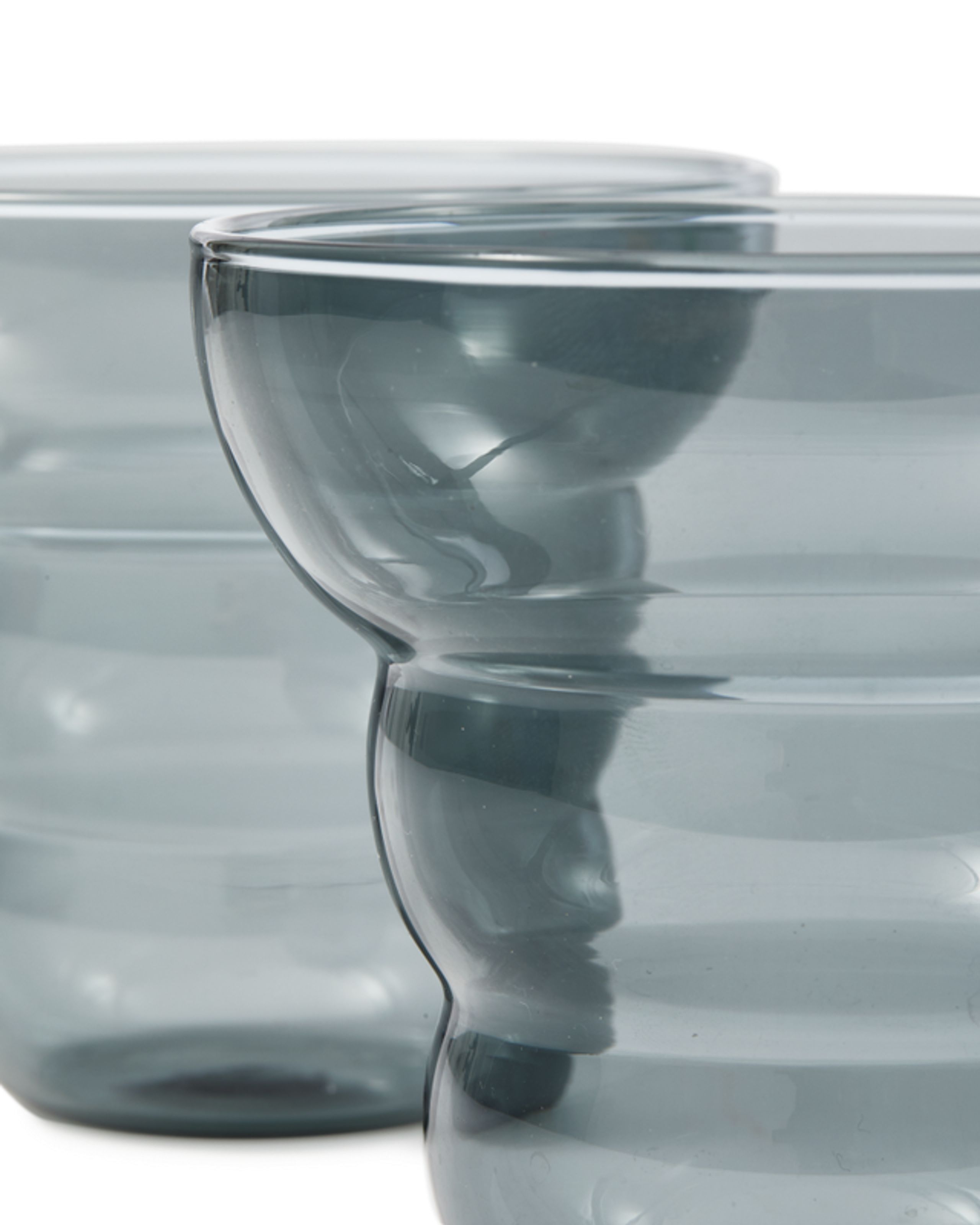 Polspotten - Glas - Mizu Kiri Tumblers - Light Grey