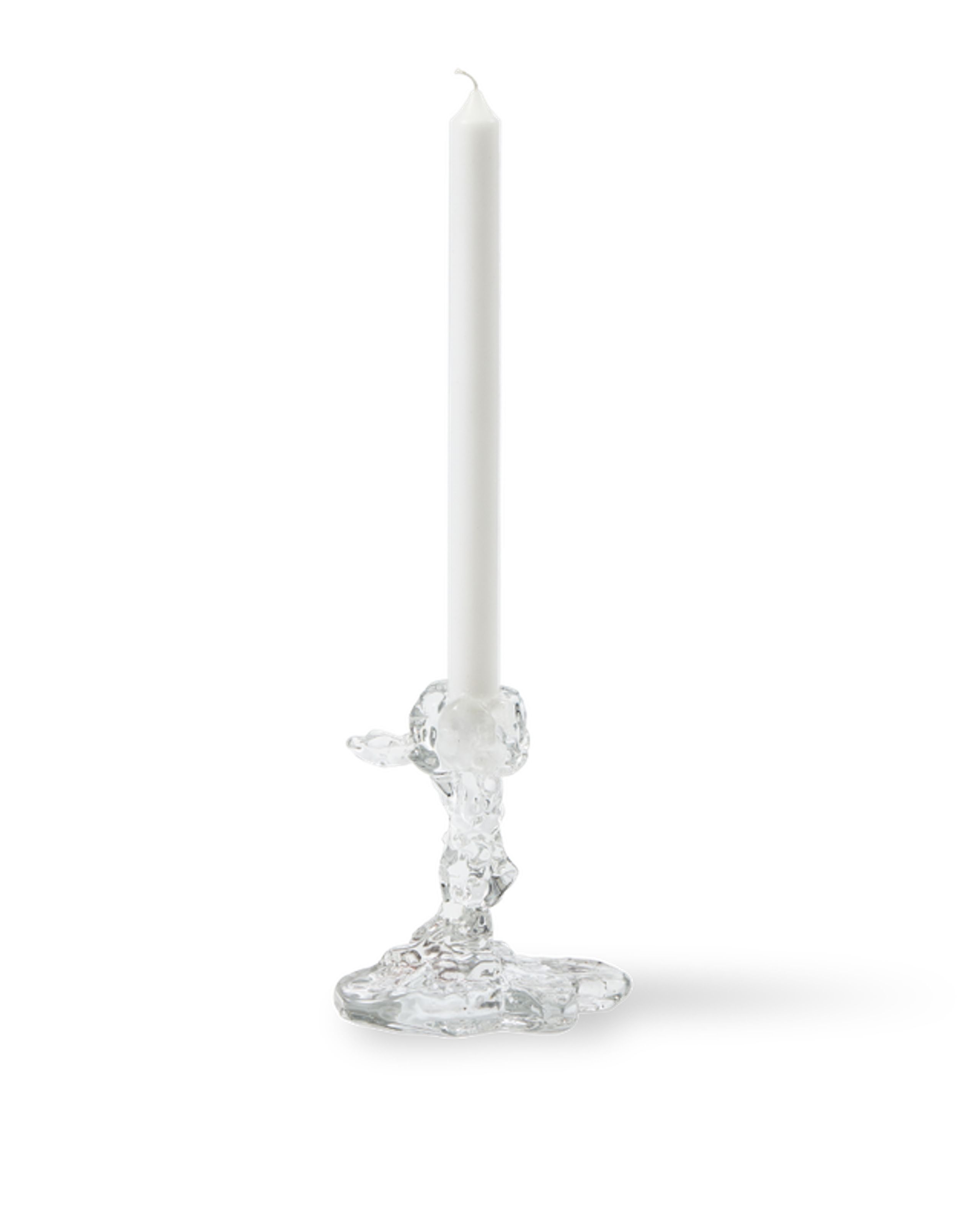 Polspotten - Svícen - Candle Holder Drip - Glass - Glass small