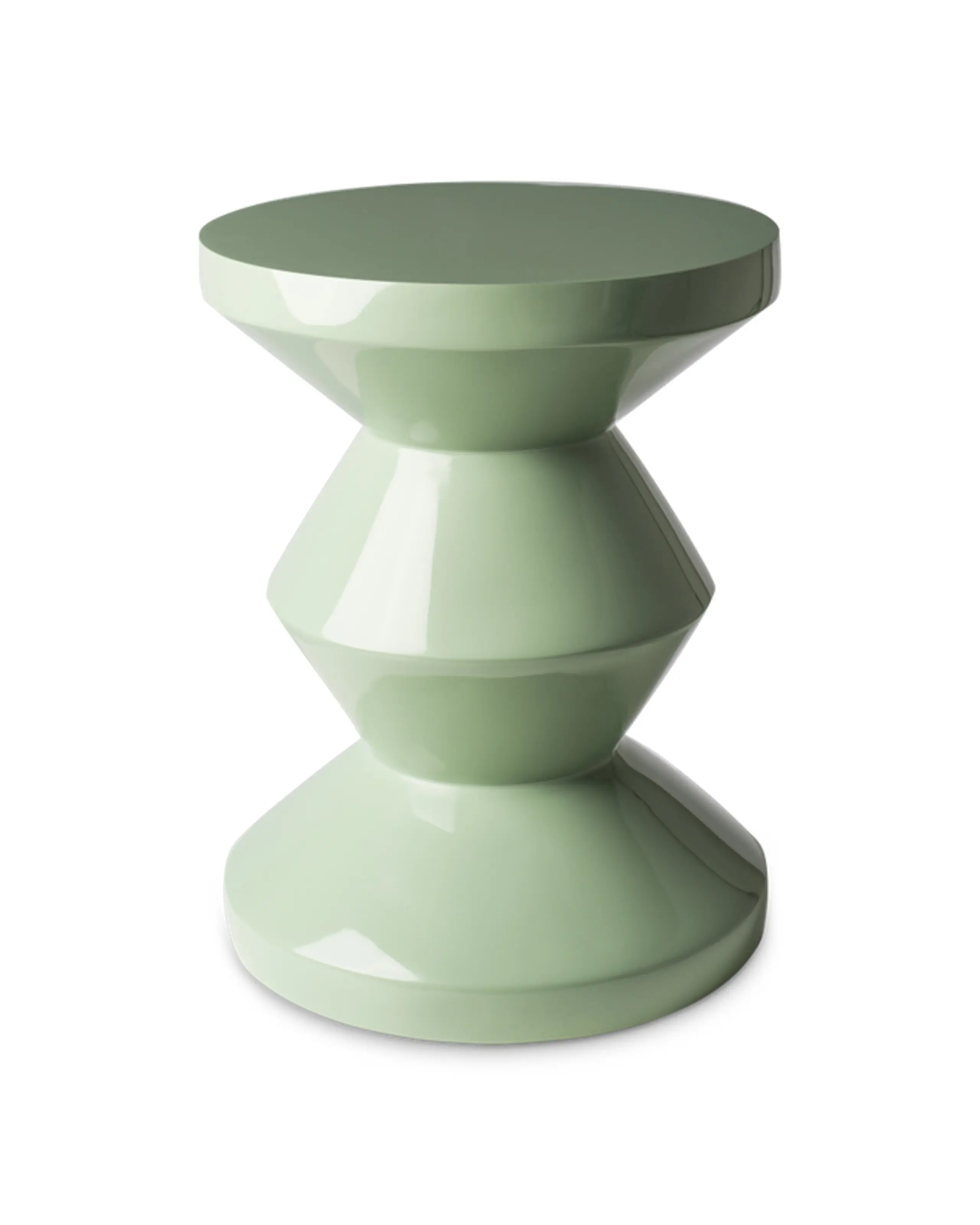 Polspotten - Hocker - Zig Zag Stool - Olive Green