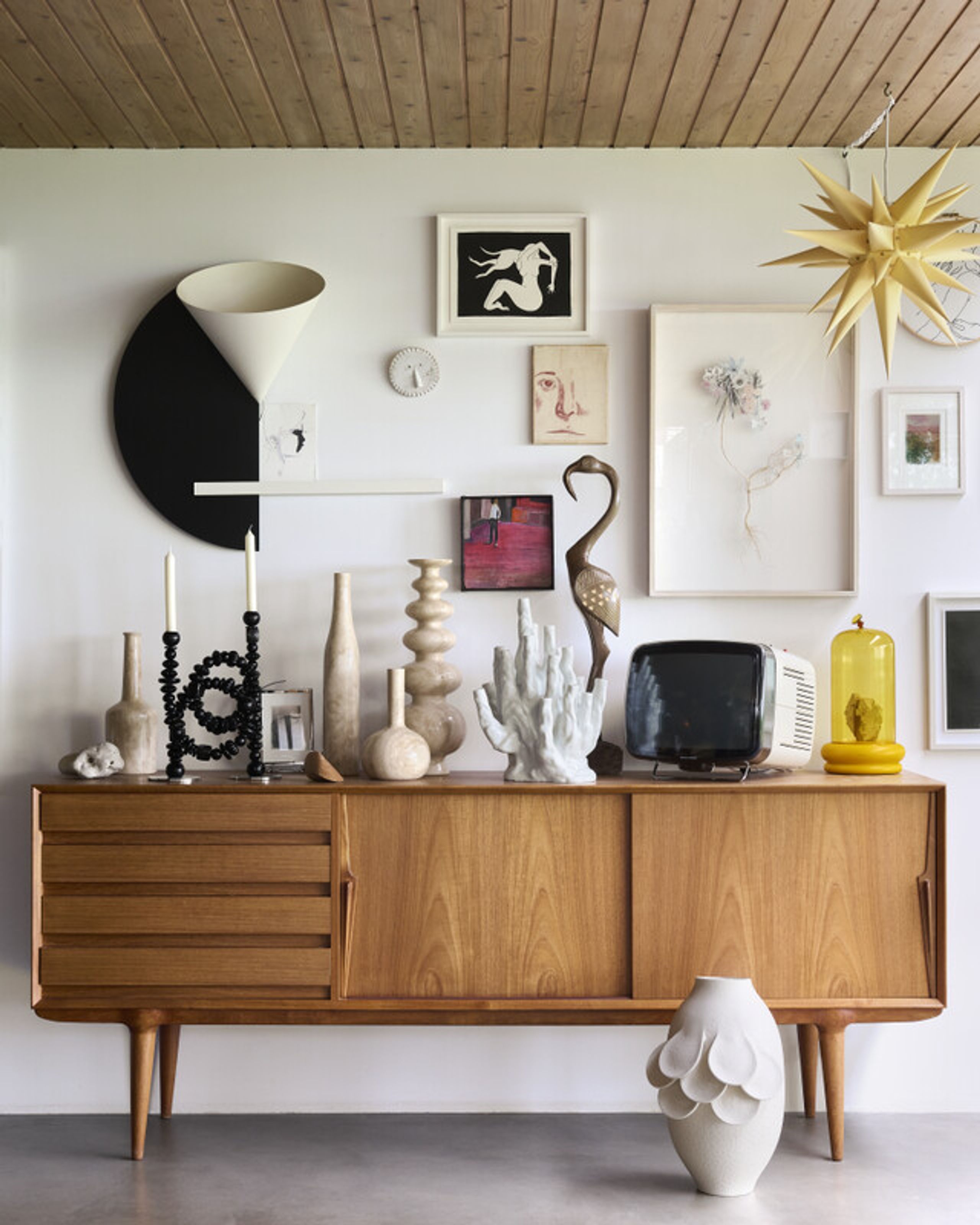 Polspotten - Vase - Quillie Vase - Beige M