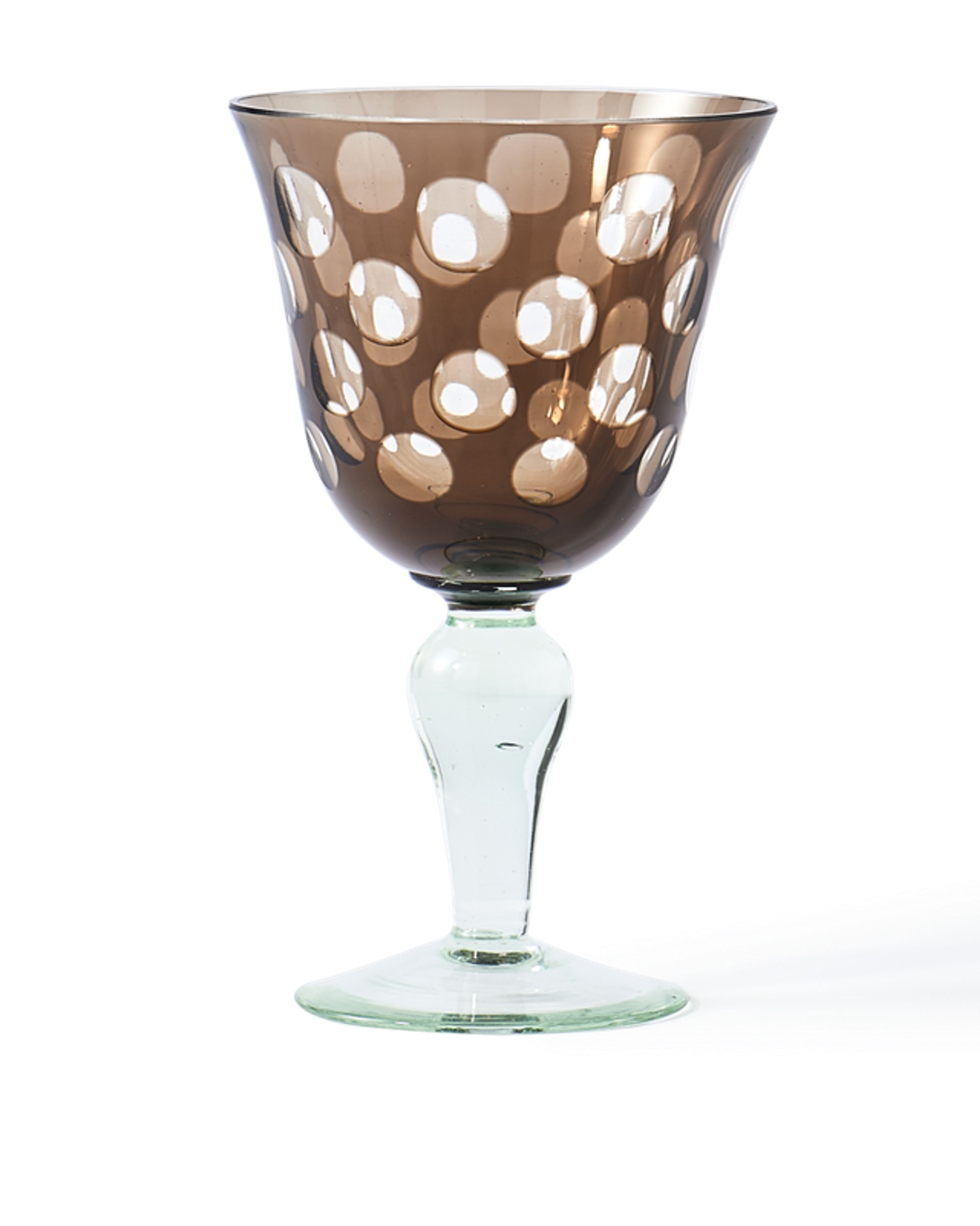 Polspotten - Vinglas - Cuttings Wine Glasses - Brown