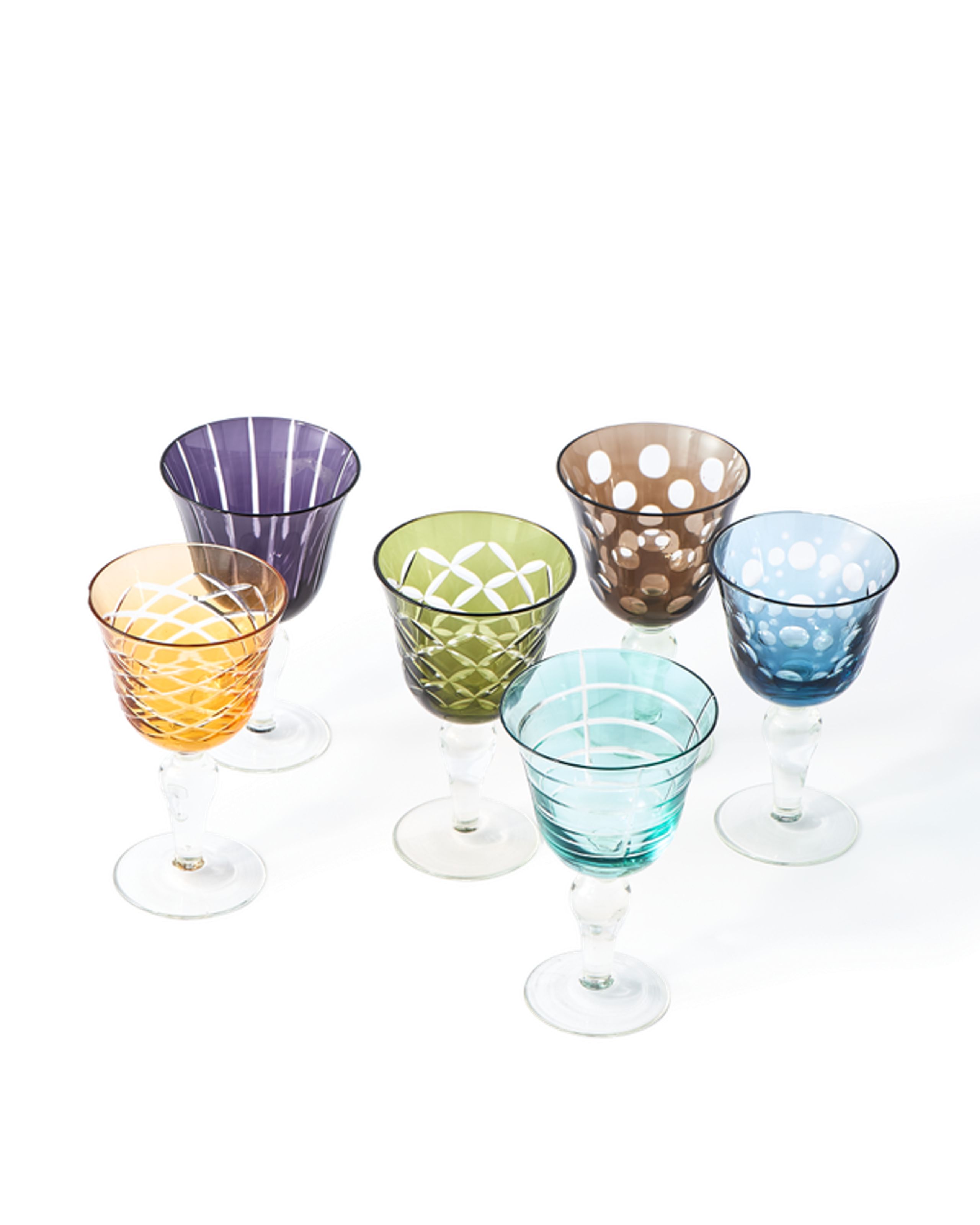 Polspotten - Verre à vin - Cuttings Wine Glasses - Green