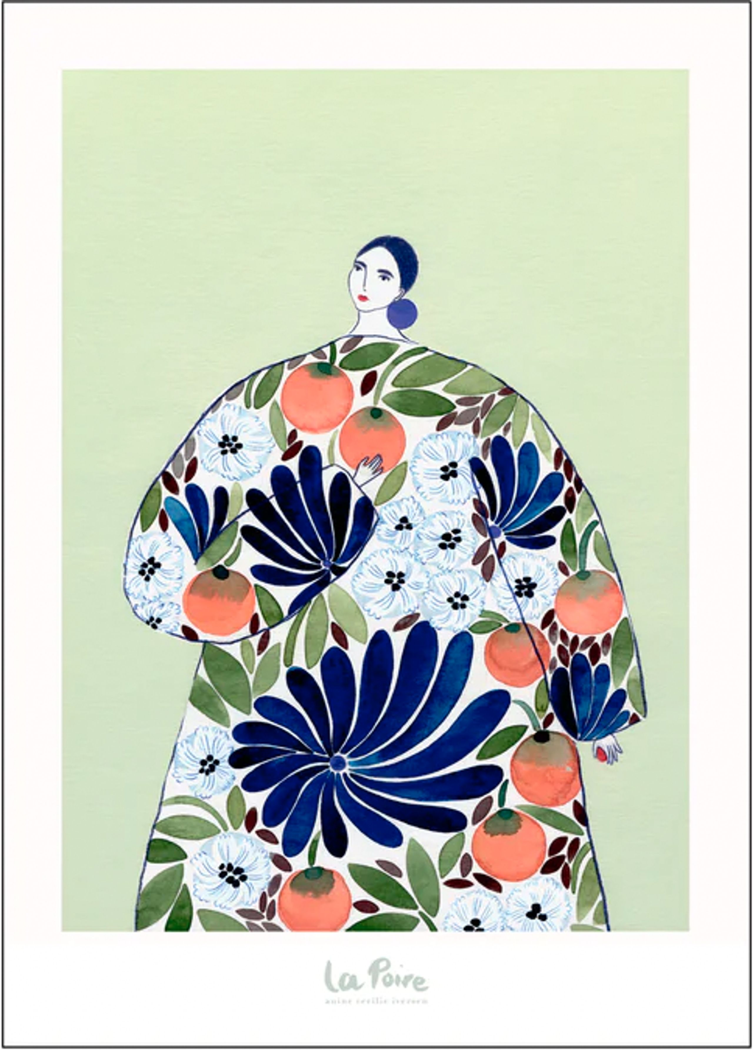 Poster and Frame - Plakat - Orange Coat - Orange Coat