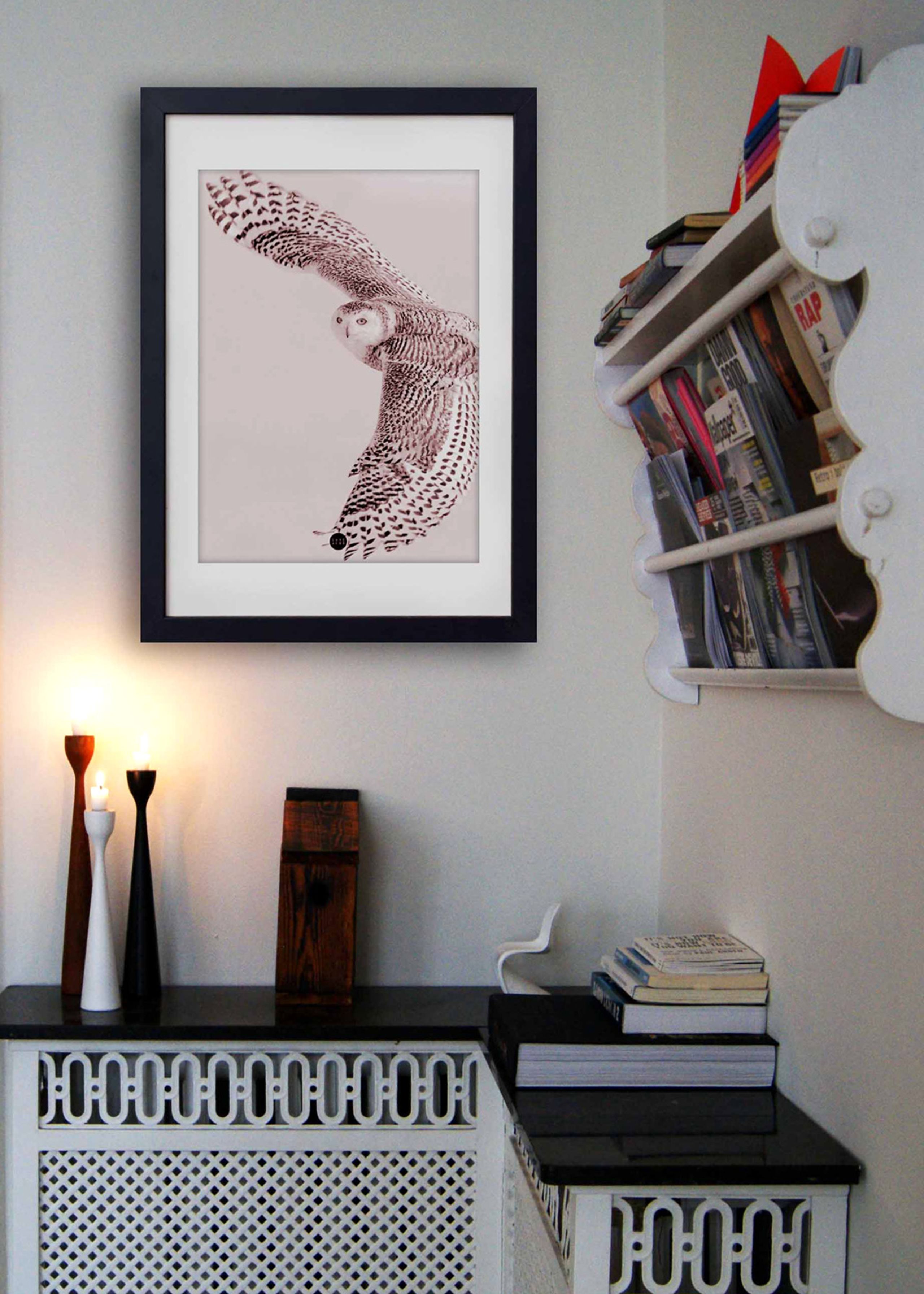 LOVE A FOX - Poster - Powder Owl Limited Edition - Powder