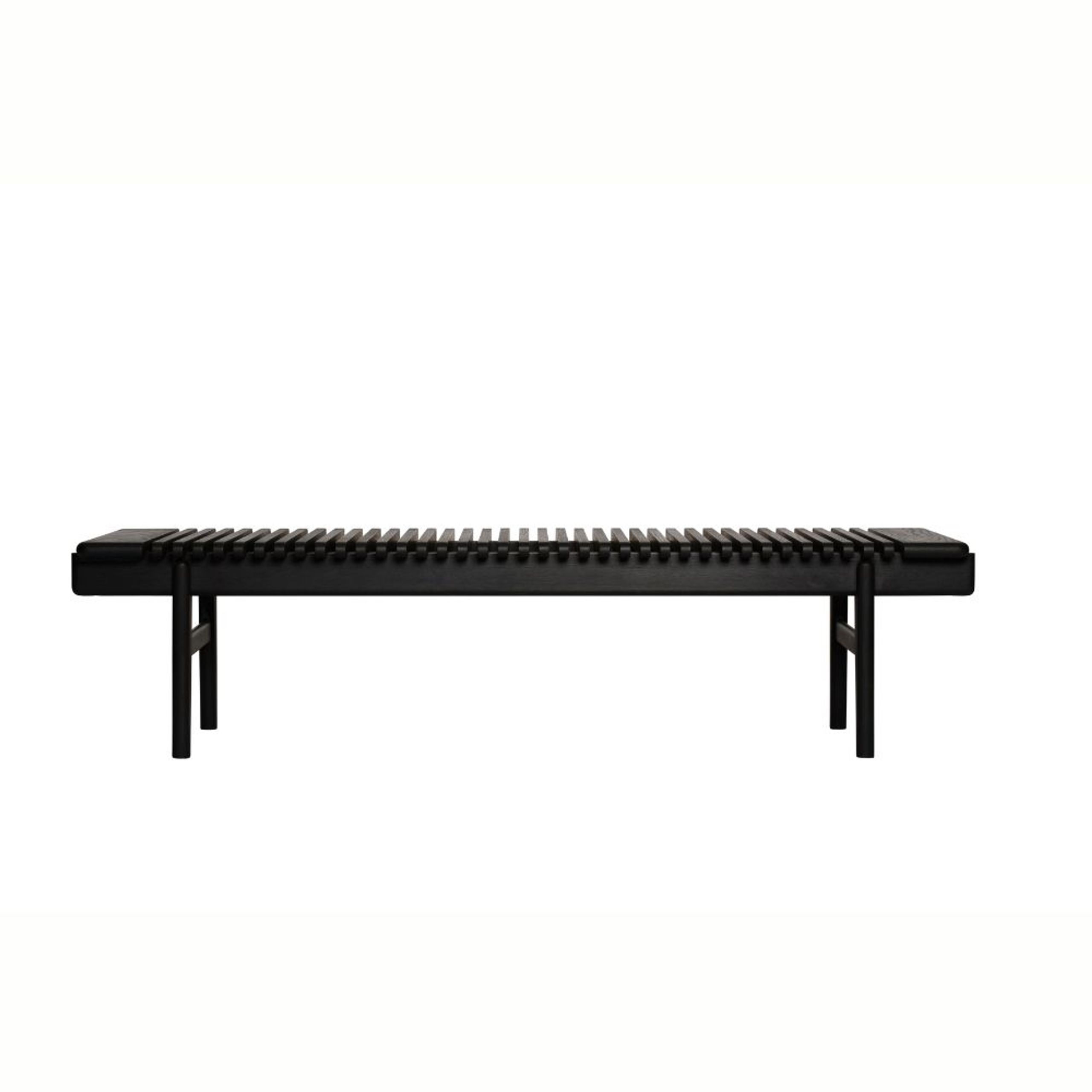 PP Møbler - Bænk - pp589 Bar Bench / By Hans J. Wegner - TannicTint Black Oak