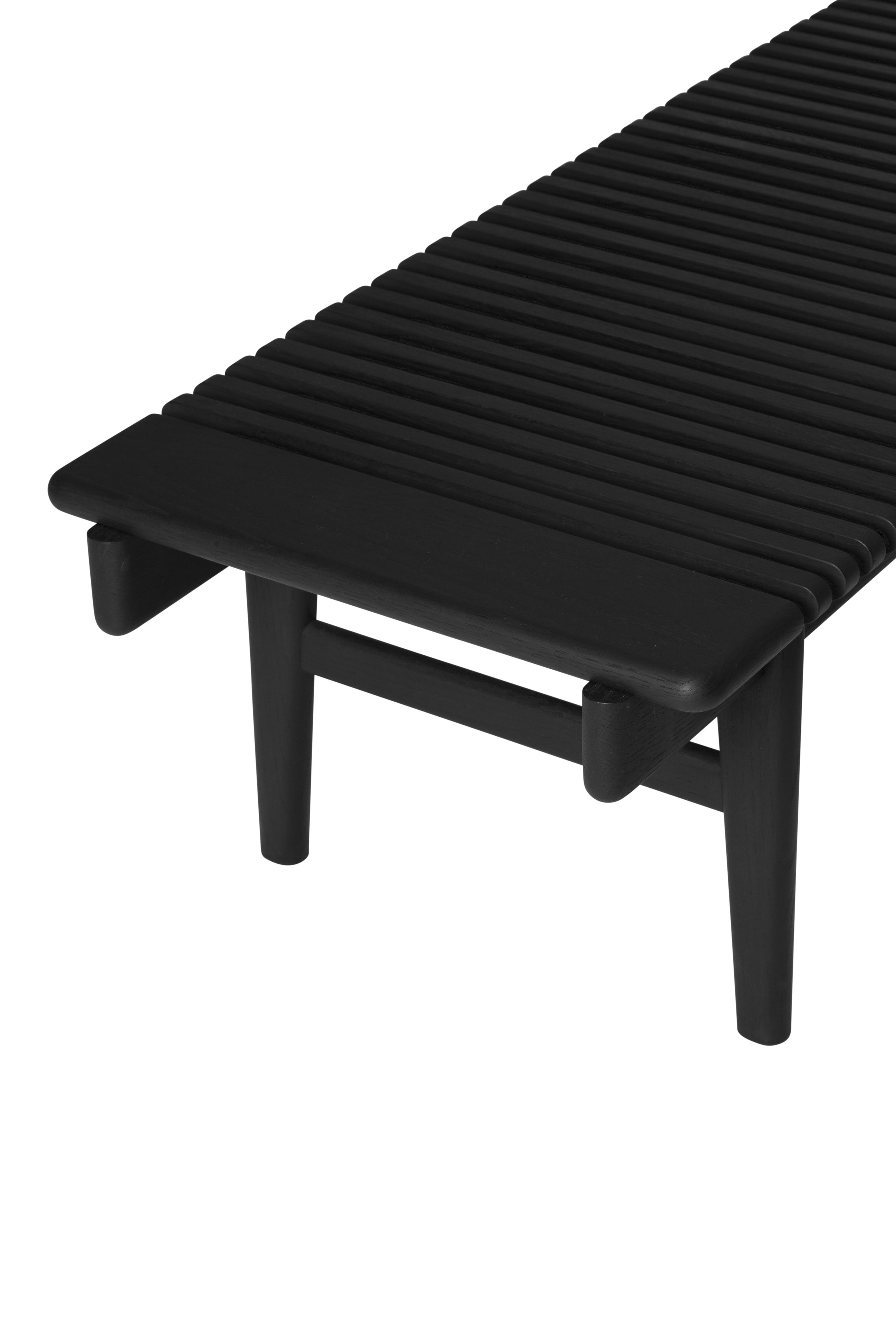 PP Møbler - Bænk - pp589 Bar Bench / By Hans J. Wegner - TannicTint Black Oak