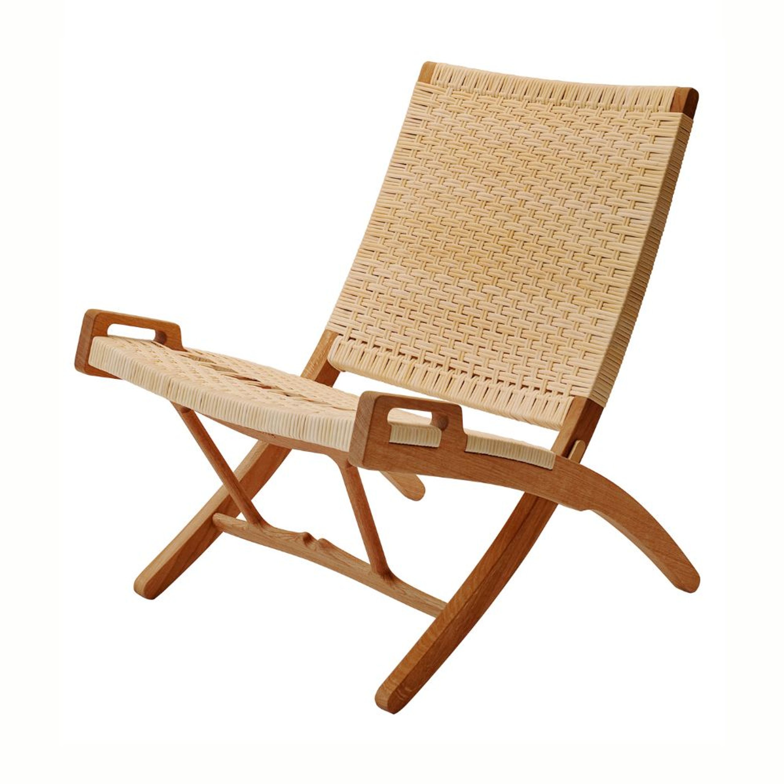 PP Møbler - Fauteuil - pp512 Folding Chair / By Hans J. Wegner - Clear Oiled Oak