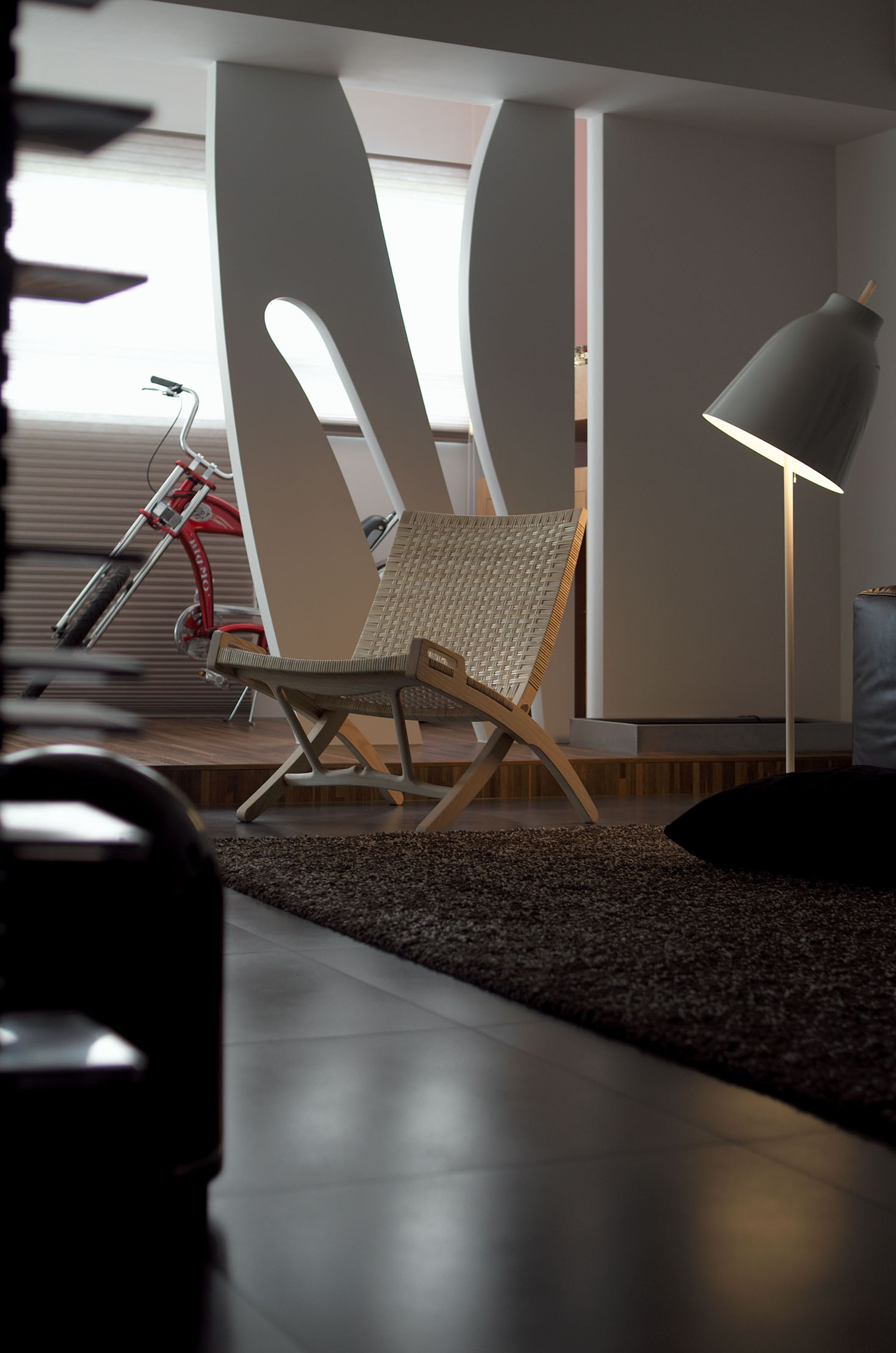 PP Møbler - Lænestol - pp512 Folding Chair / By Hans J. Wegner - Soaped Ash