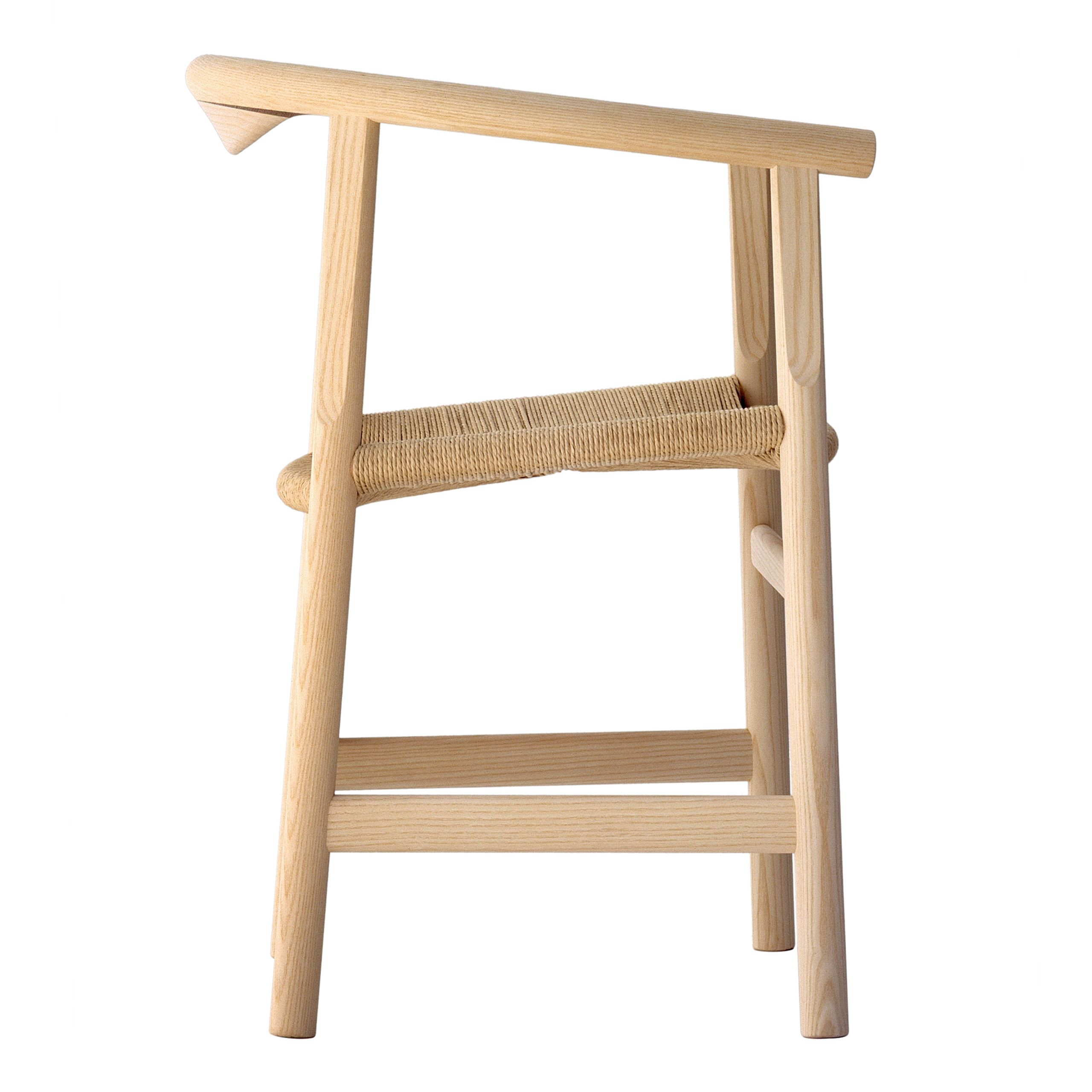 PP Møbler - Dining chair - pp201 First Chair / By Hans J. Wegner - Soaped Ash / Natural Papercord