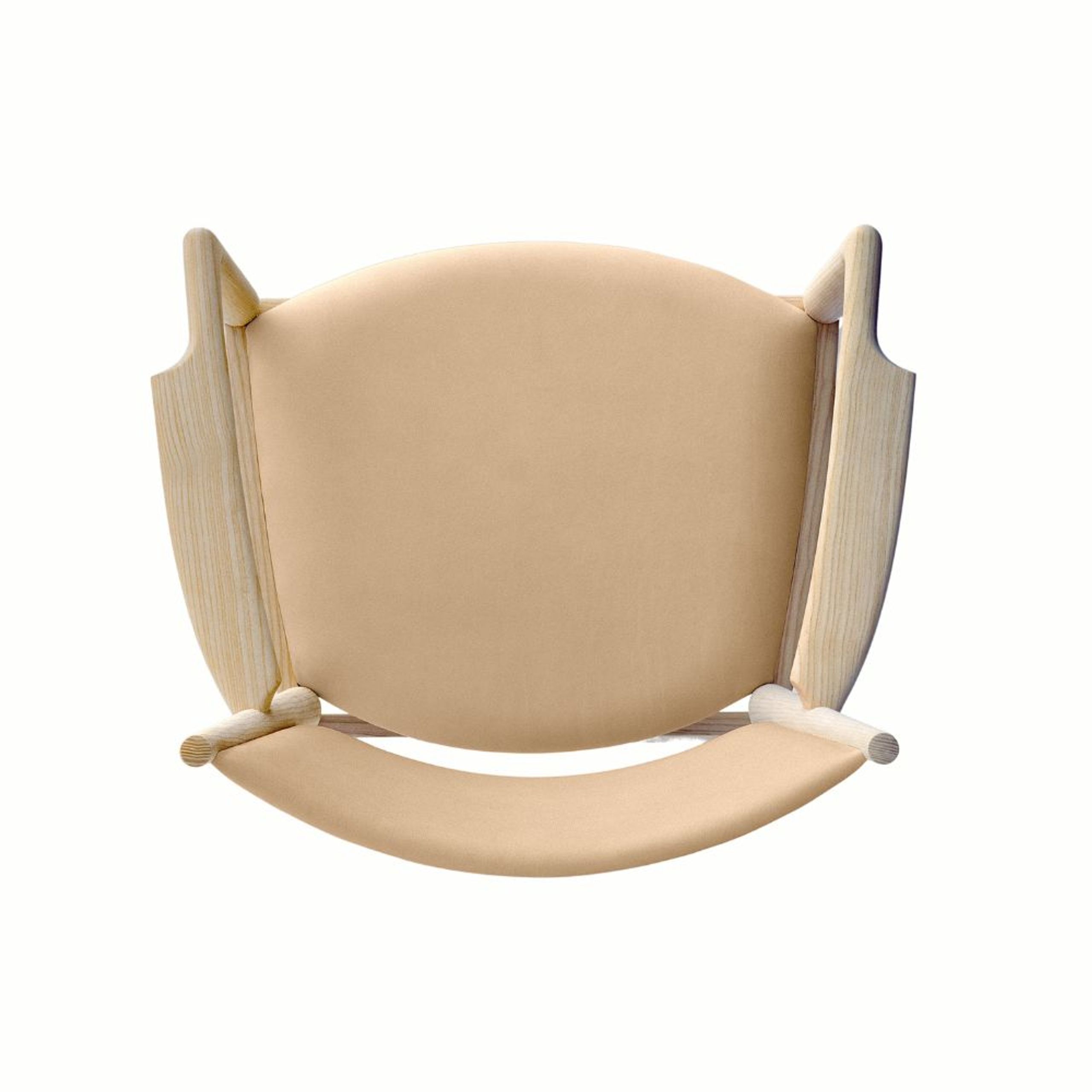 PP Møbler - Spisebordsstol - pp240 Conference Chair / By Hans J. Wegner - Vegetal Leather Nature 20090 / Soaped Ash