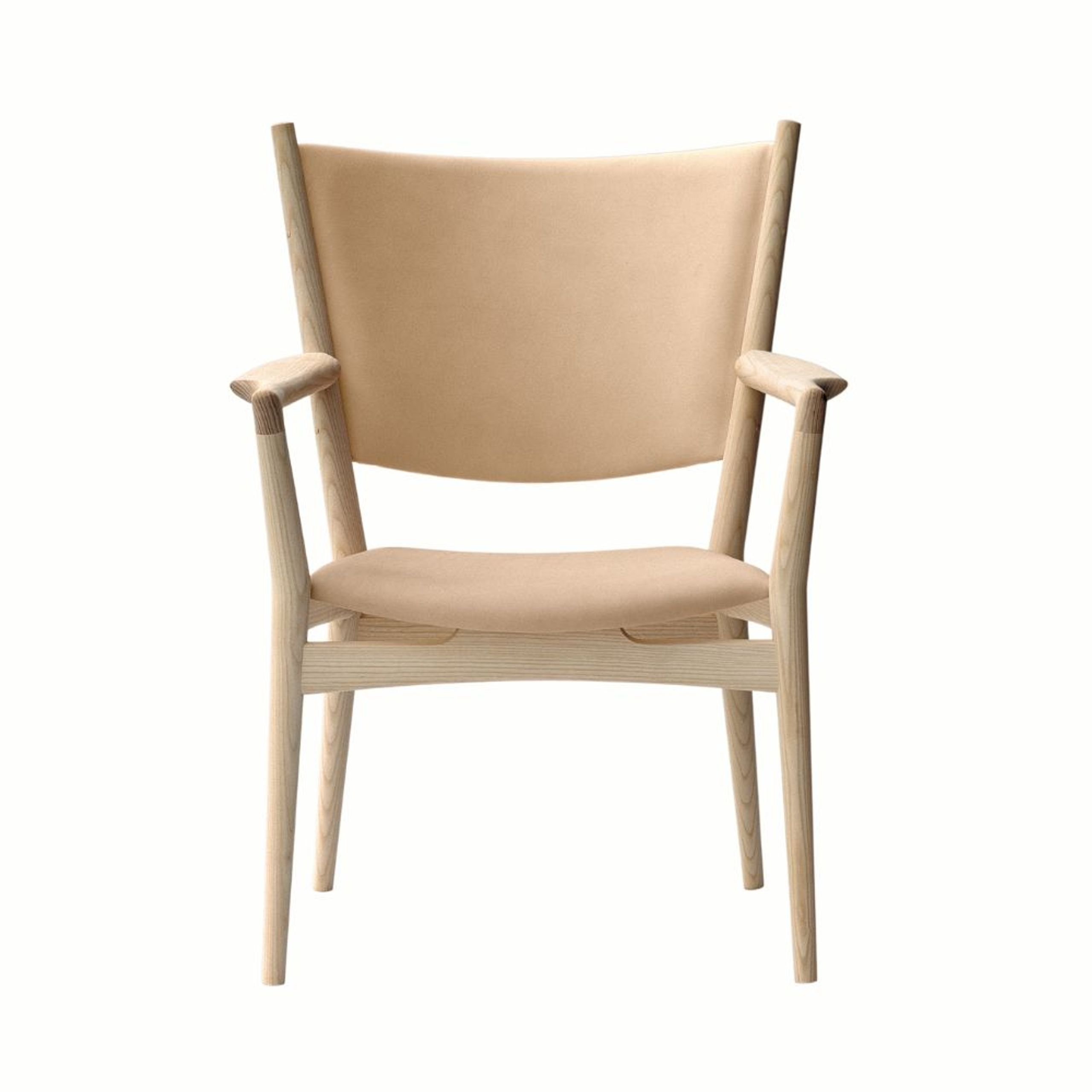 PP Møbler - Spisebordsstol - pp240 Conference Chair / By Hans J. Wegner - Vegetal Leather Nature 20090 / Soaped Ash